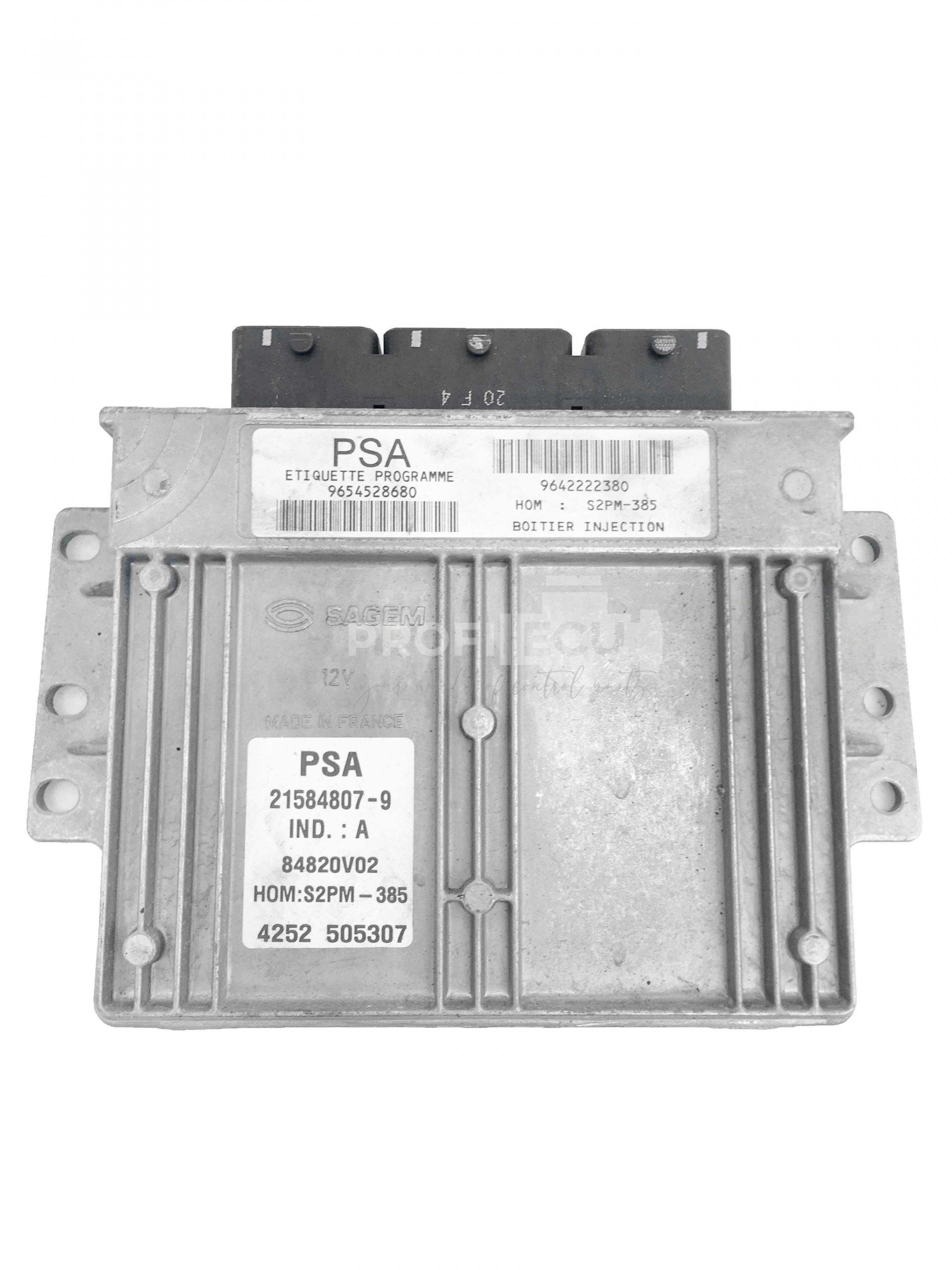 9654528680 9642222380 ECU Řídící jednotka motoru CITROEN C2