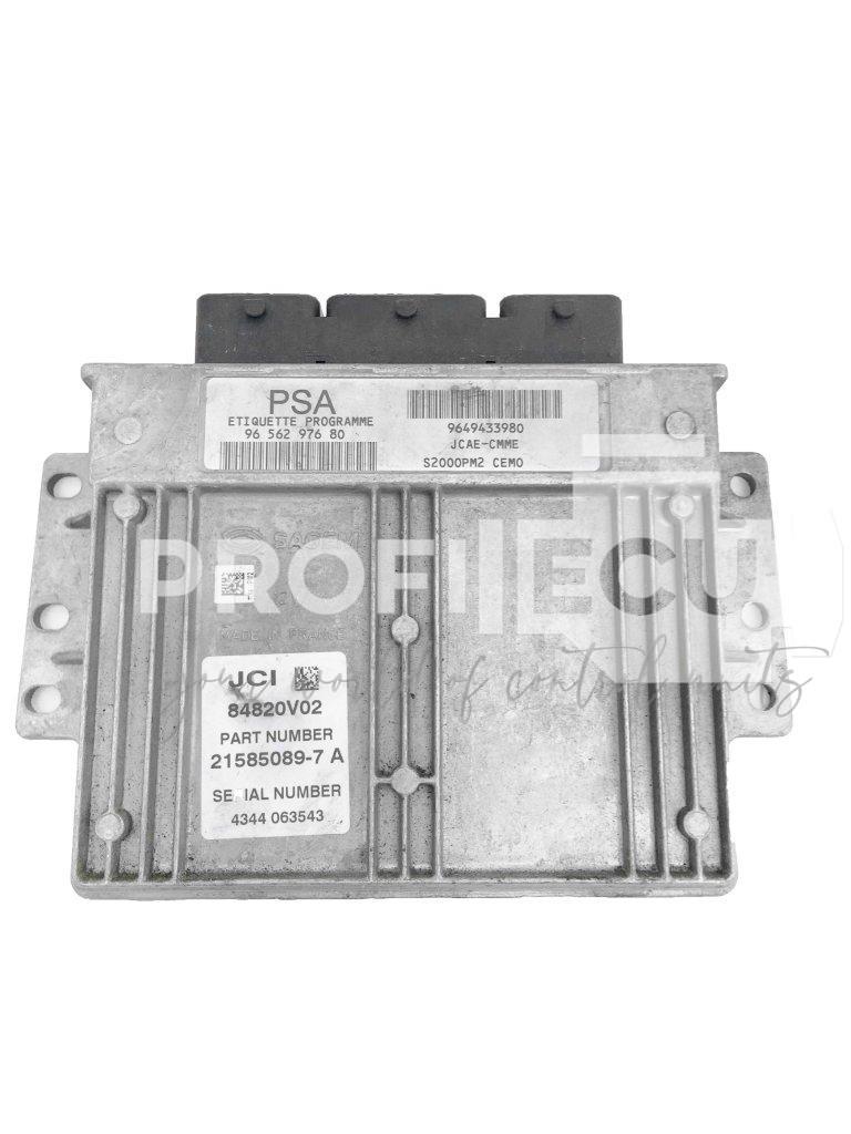 9656297680 9649433980 PSA ECU Řídící jednotka motoru CITROEN C3