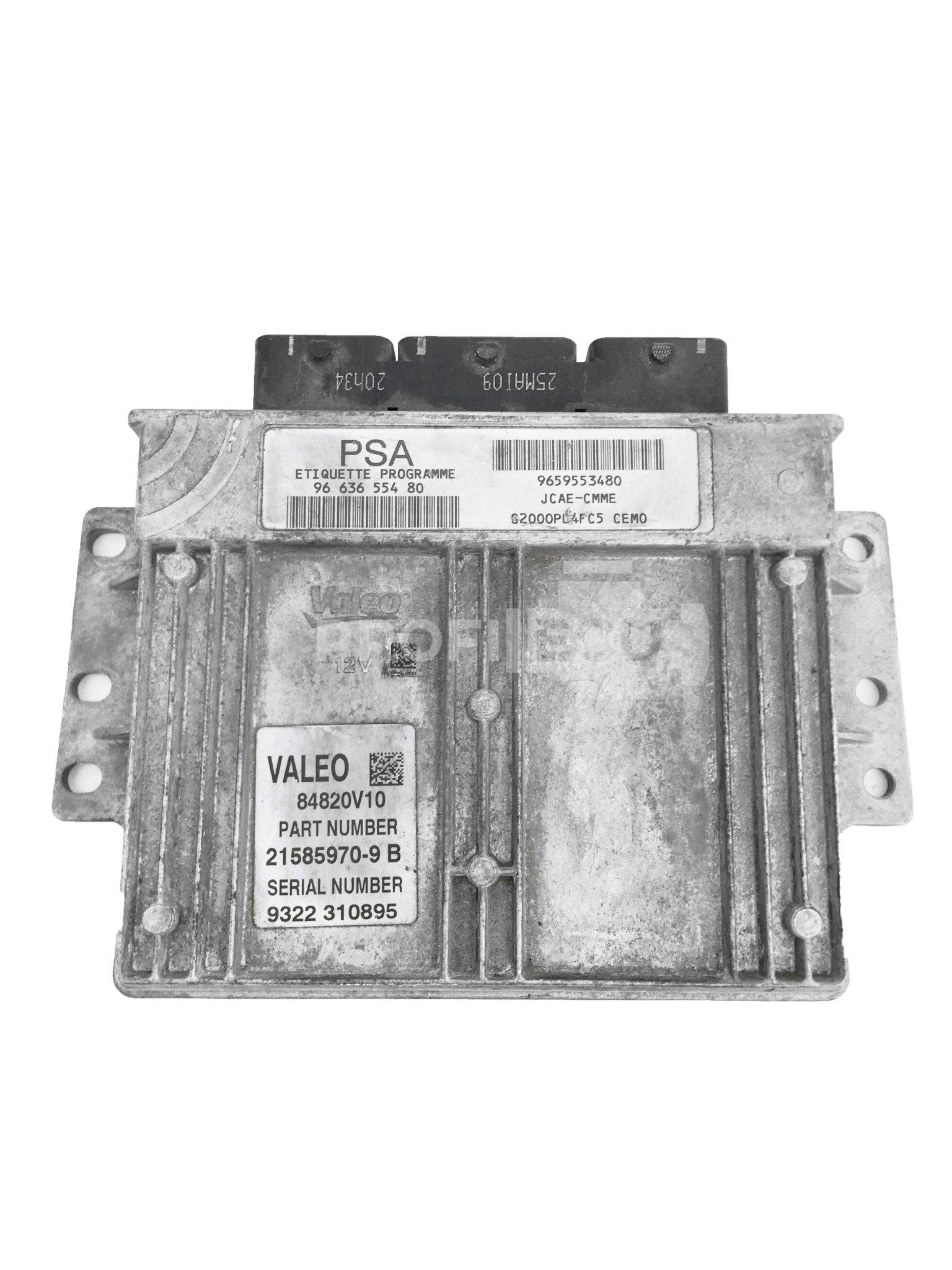 9663655480 9659553480 ECU Řídící jednotka motoru CITROEN