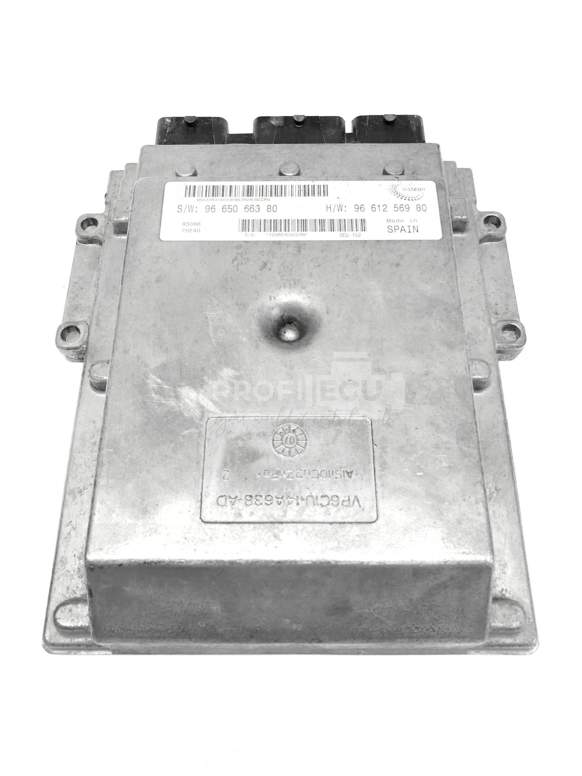 9665066380 9661256980 ECU Řídící jednotka motoru PEUGEOT BOXER FIAT DUCATO 2.2 HDI