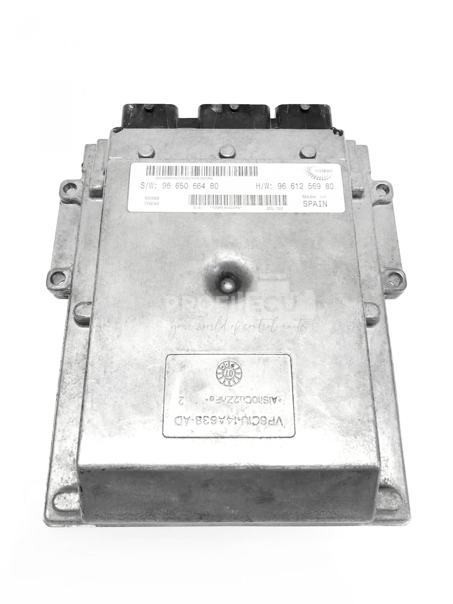 9665066480 9661256980 ECU Řídící jednotka motoru JUMPER DUCATO 2.2 HDI 9665066480 9661256980 ECU Řídící jednotka motoru JUMPER DUCATO 2.2 HDI