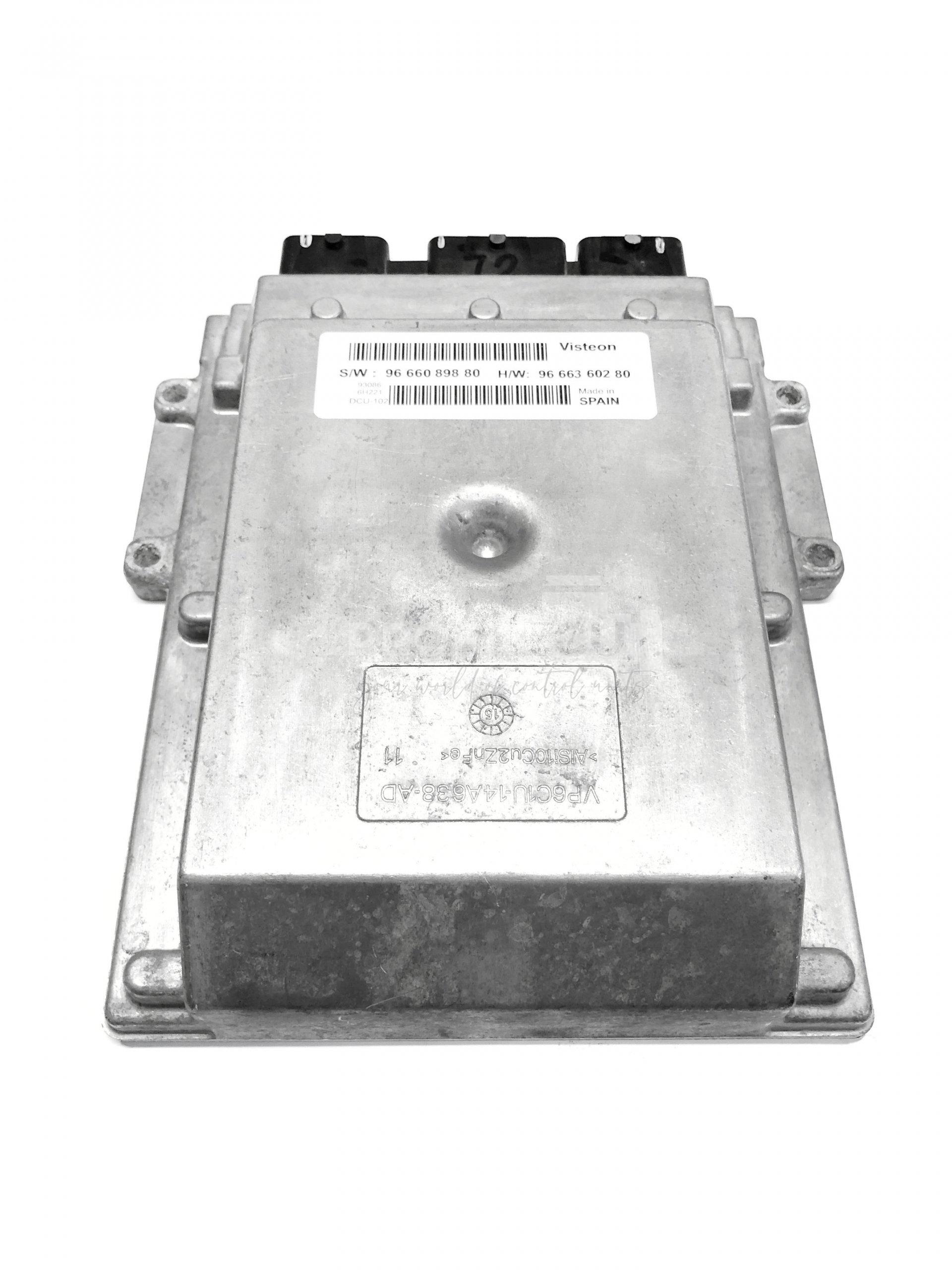 9666089880 9666360280 ECU Řídící jednotka motoru VISTEON BOXER 2.2 HDI 9666089880 9666360280 ECU Řídící jednotka motoru VISTEON BOXER 2.2 HDI