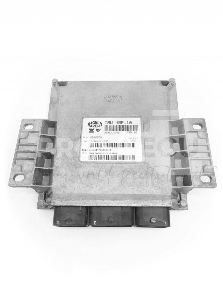 IAW 48P.10 IAW48P10 9634496280 9637138780 ECU Řídící jednotka motoru PEUGEOT CITROEN