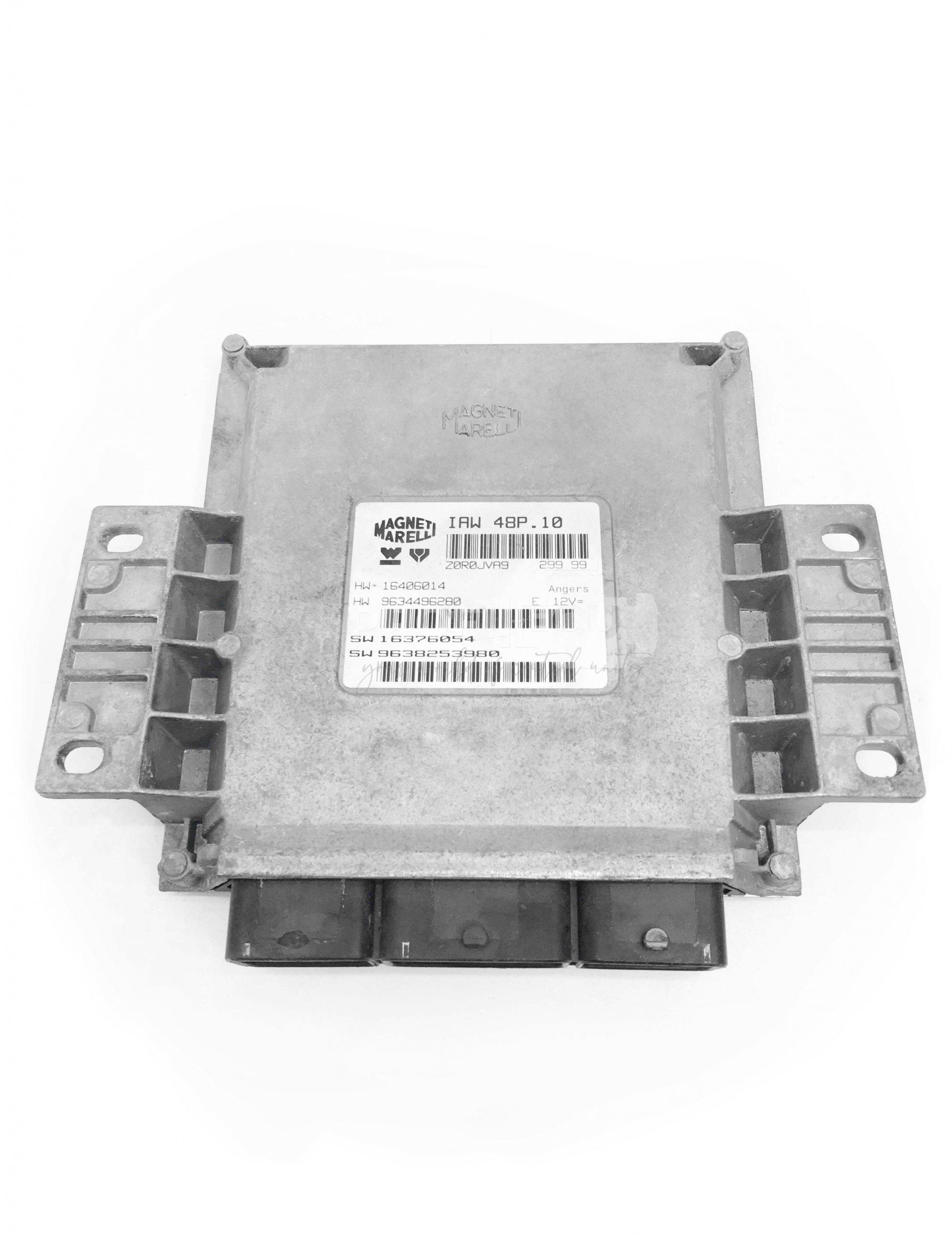 IAW 48P.10 IAW48P10 9634496280 9637138780 ECU Řídící jednotka motoru PEUGEOT CITROEN IAW 48P.10 IAW48P10 9634496280 9637138780 ECU Řídící jednotka motoru PEUGEOT CITROEN