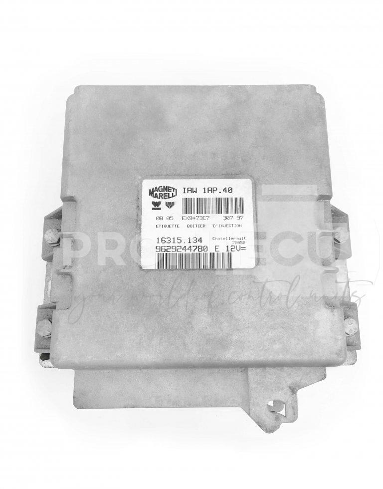 IAW1AP40 16315.134 9629244780 ECU Řídící jednotka motoru PEUGEOT