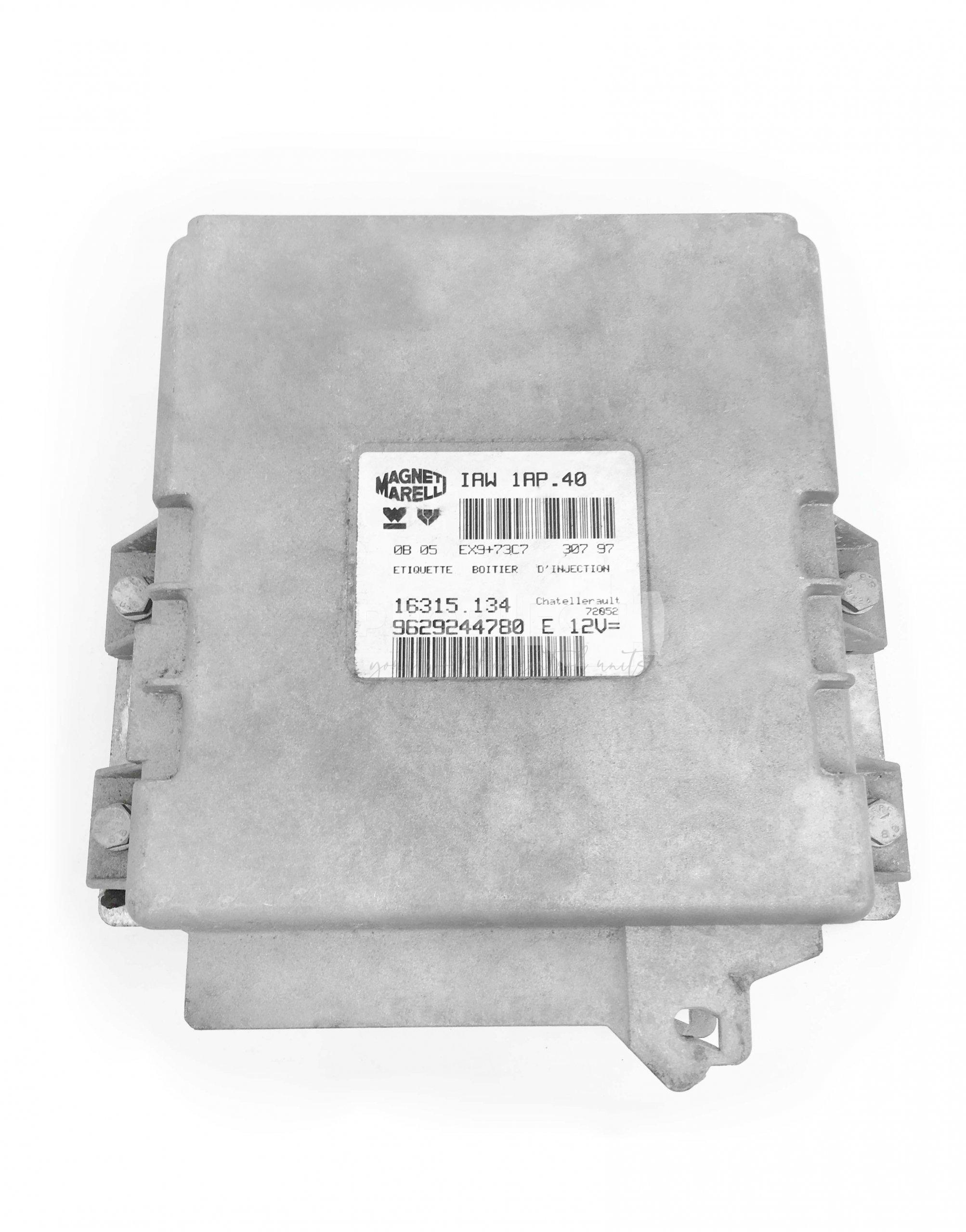 IAW1AP40 16315.134 9629244780 ECU Řídící jednotka motoru PEUGEOT IAW1AP40 16315.134 9629244780 ECU Řídící jednotka motoru PEUGEOT