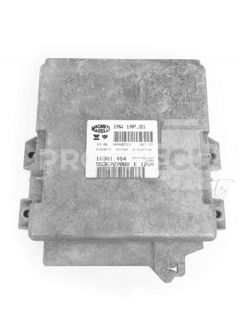 IAW1AP81 16301.464 9636727080 ECU Řídící jednotka motoru PEUGEOT