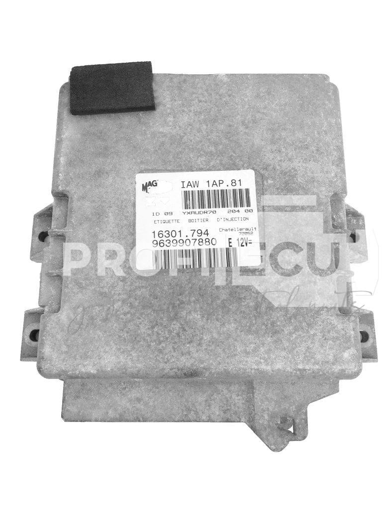 IAW1AP81 16301.794 9639907880 ECU Řídící jednotka motoru PEUGEOT