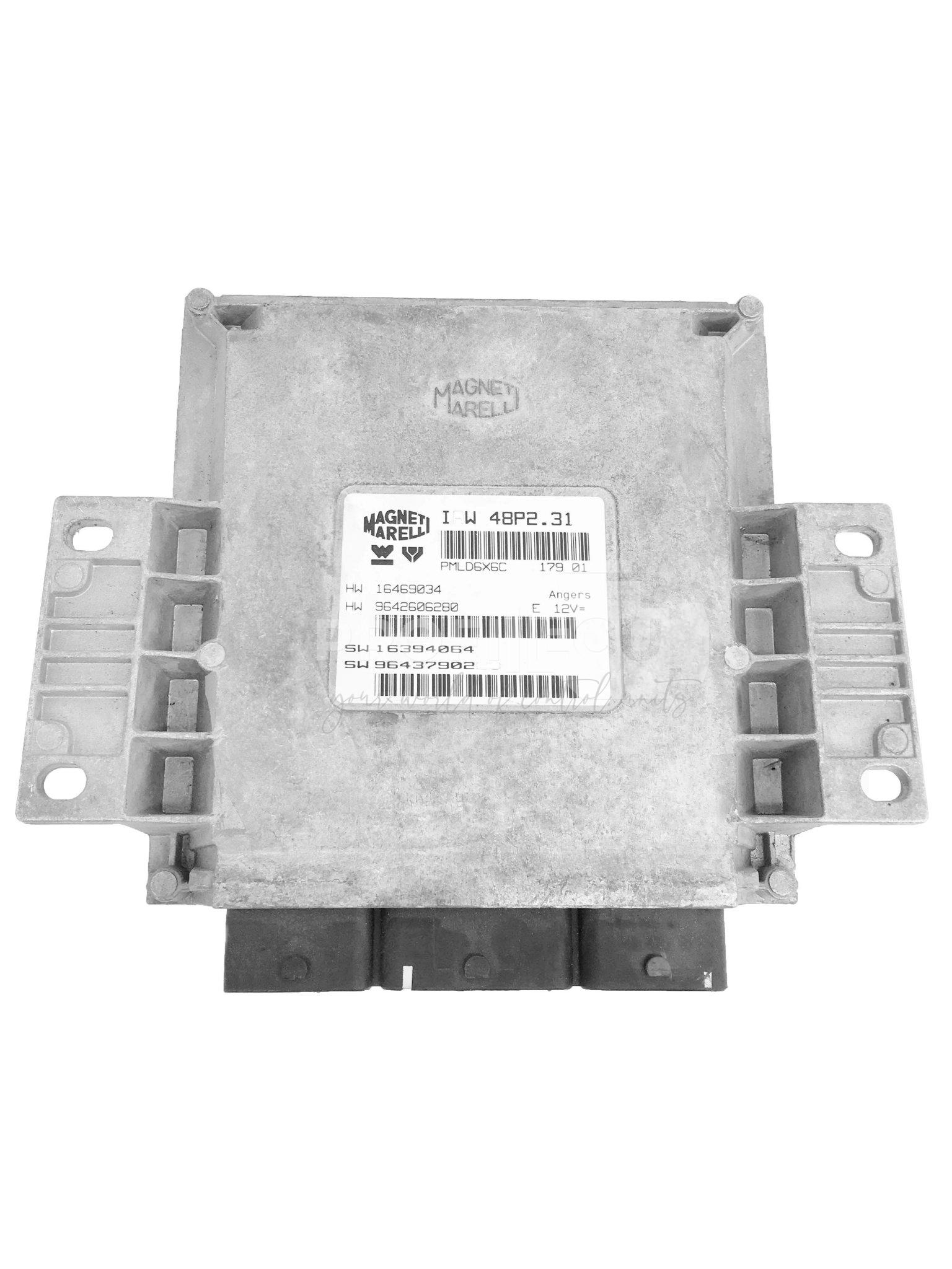 IAW48P231 16469034 9643790280 ECU Řídící jednotka motoru CITROEN C5 2.0 16V