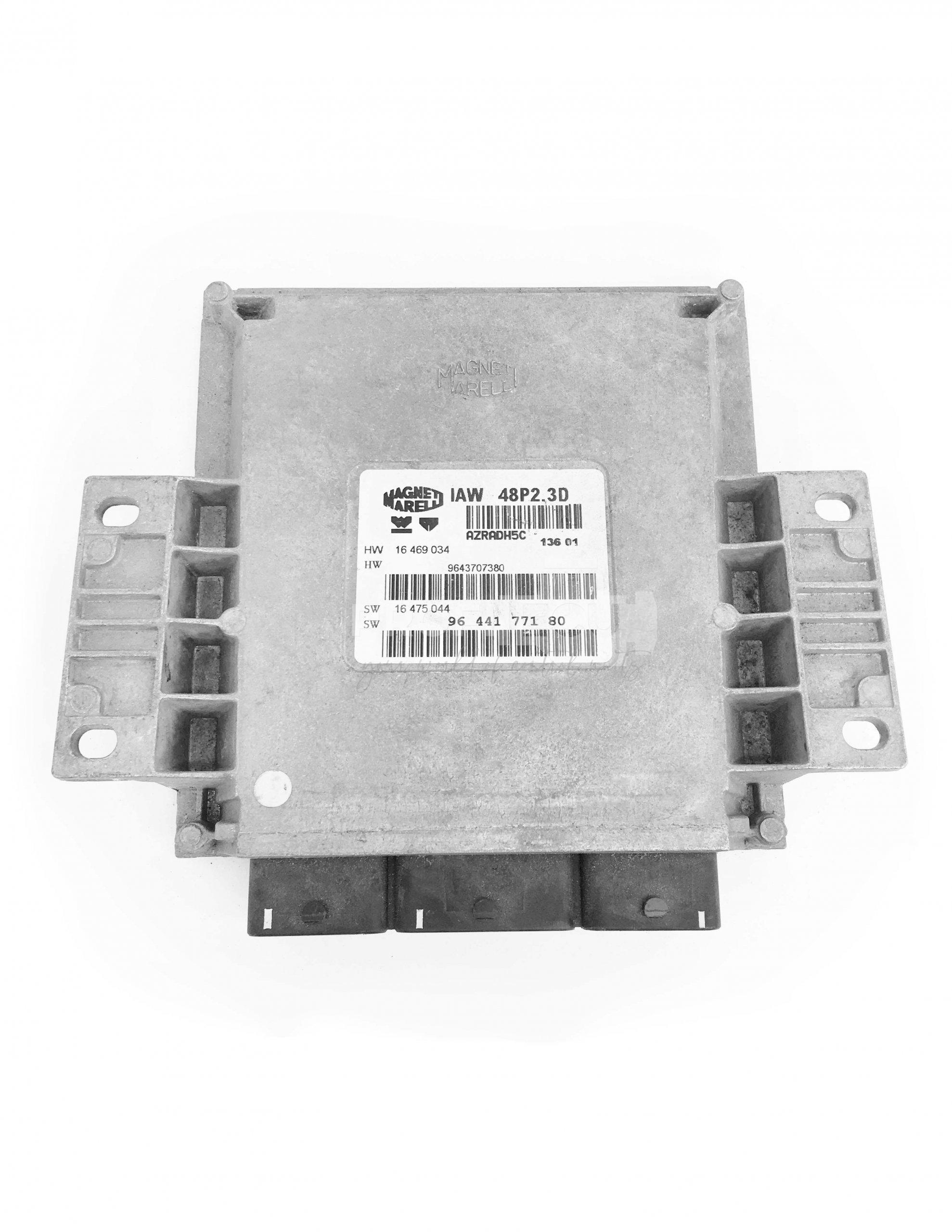 IAW48P23D 9643707380 9644177180 ECU Řídící jednotka motoru CITROEN PEUGEOT