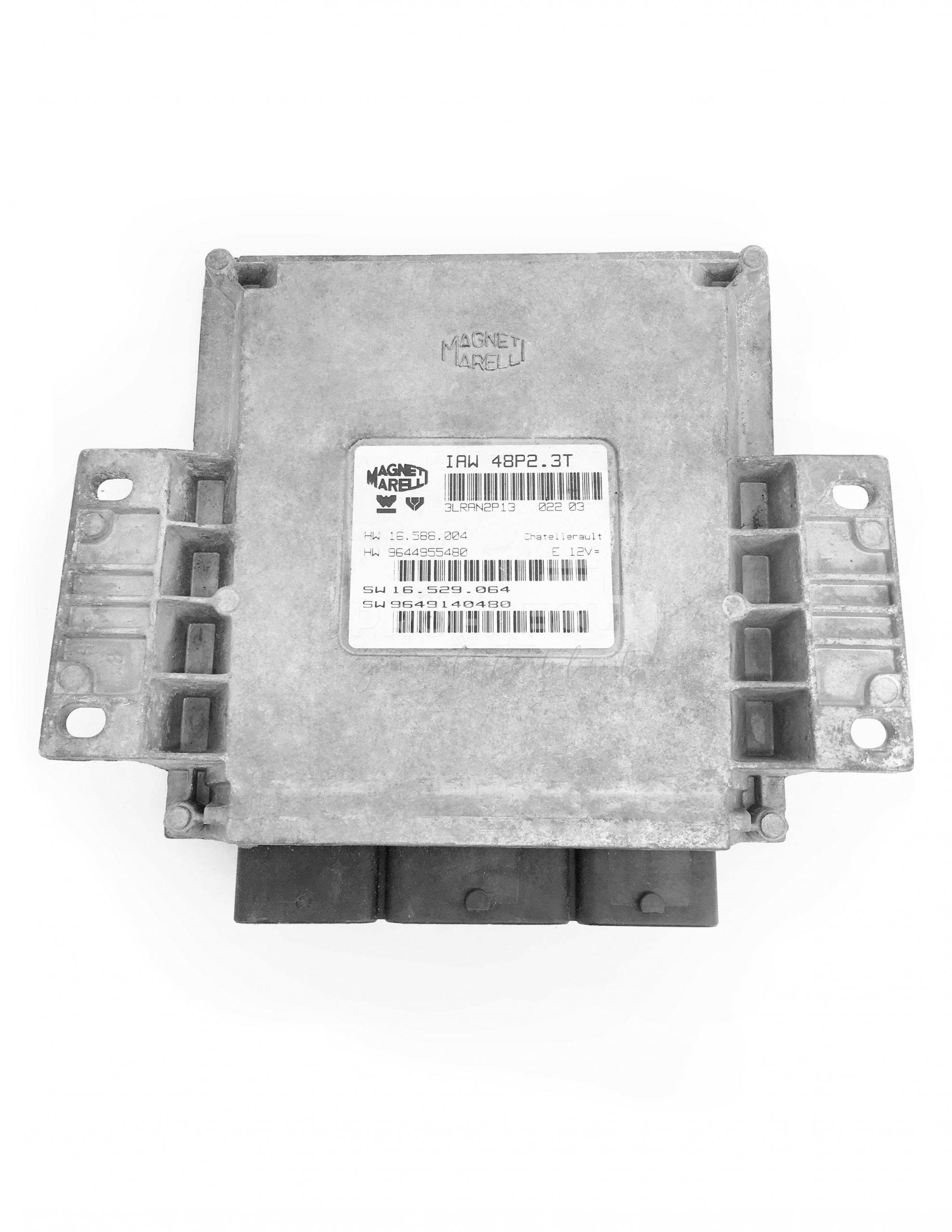 IAW48P23T 9644955480 9649140480 ECU Řídící jednotka motoru PEUGEOT 206