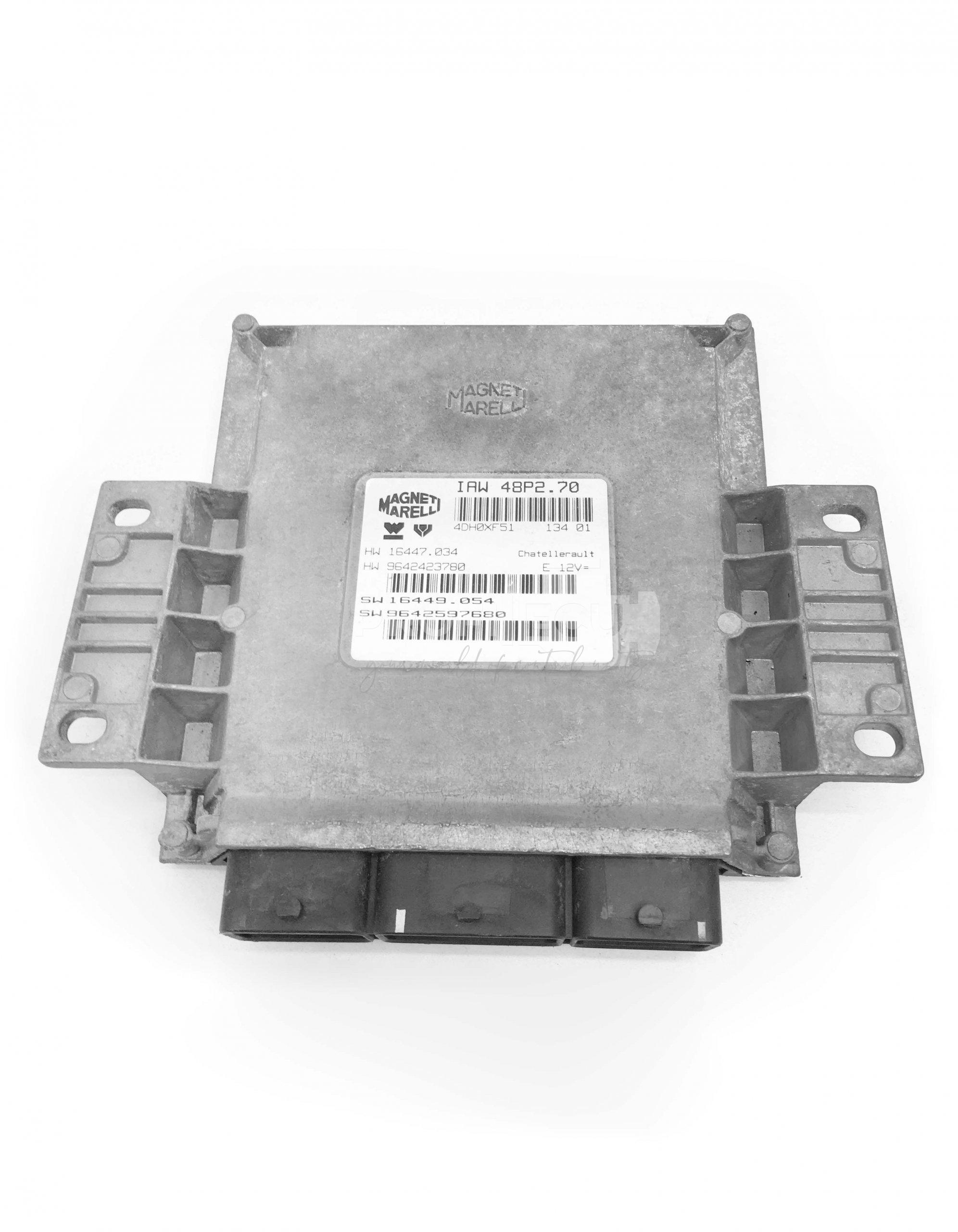 IAW48P270 9642423780 9642597680 ECU Řídící jednotka motoru CITROEN PEUGEOT 206 IAW48P270 9642423780 9642597680 ECU Řídící jednotka motoru CITROEN PEUGEOT 206