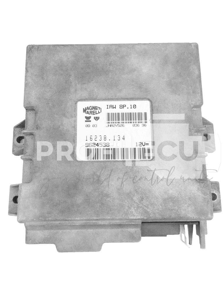 IAW8P10 16238.134 9624538280 ECU Řídící jednotka motoru PEUGEOT CITROEN