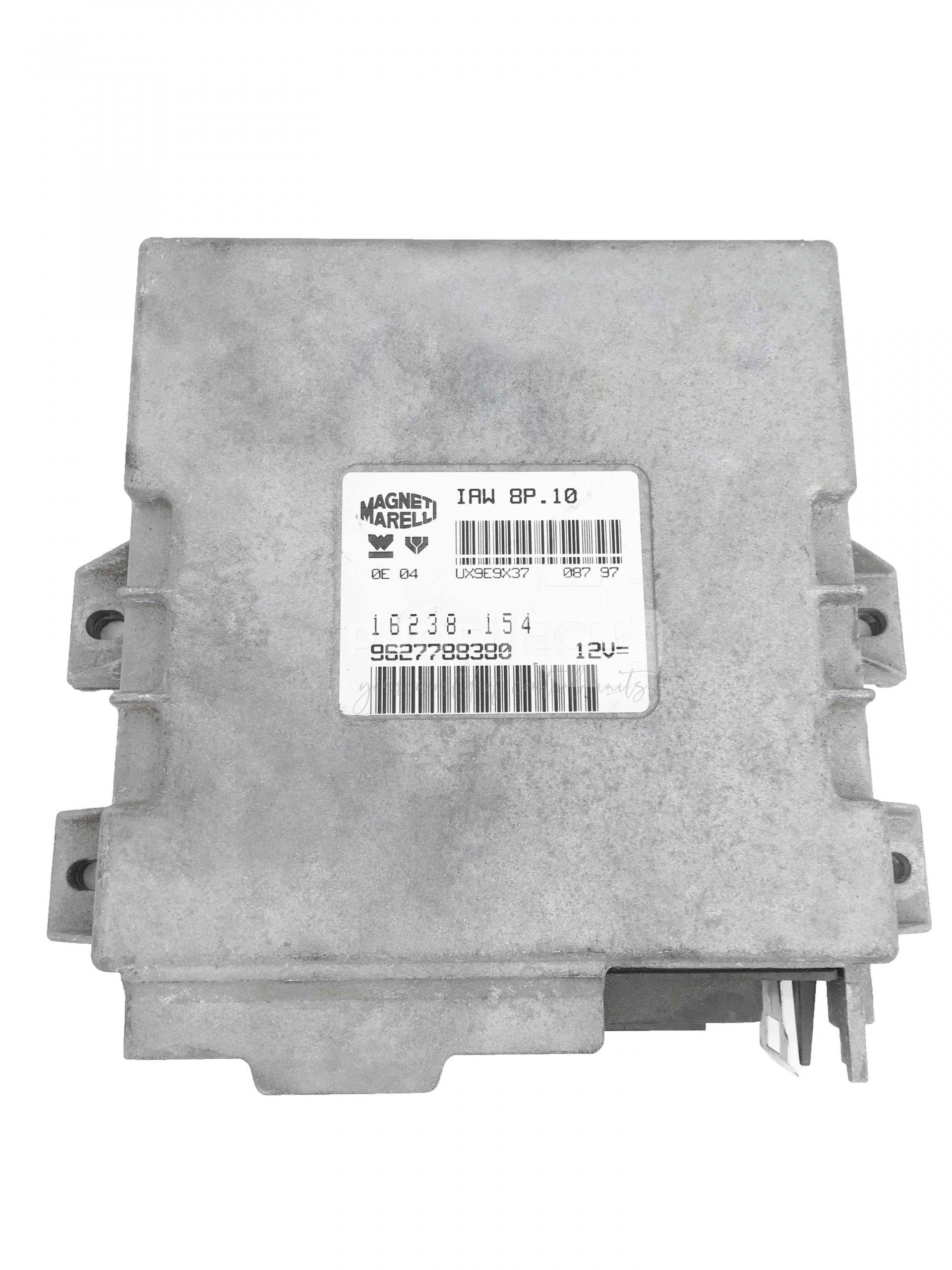 IAW8P10 16238.154 9627788380 ECU Řídící jednotka motoru PEUGEOT 406