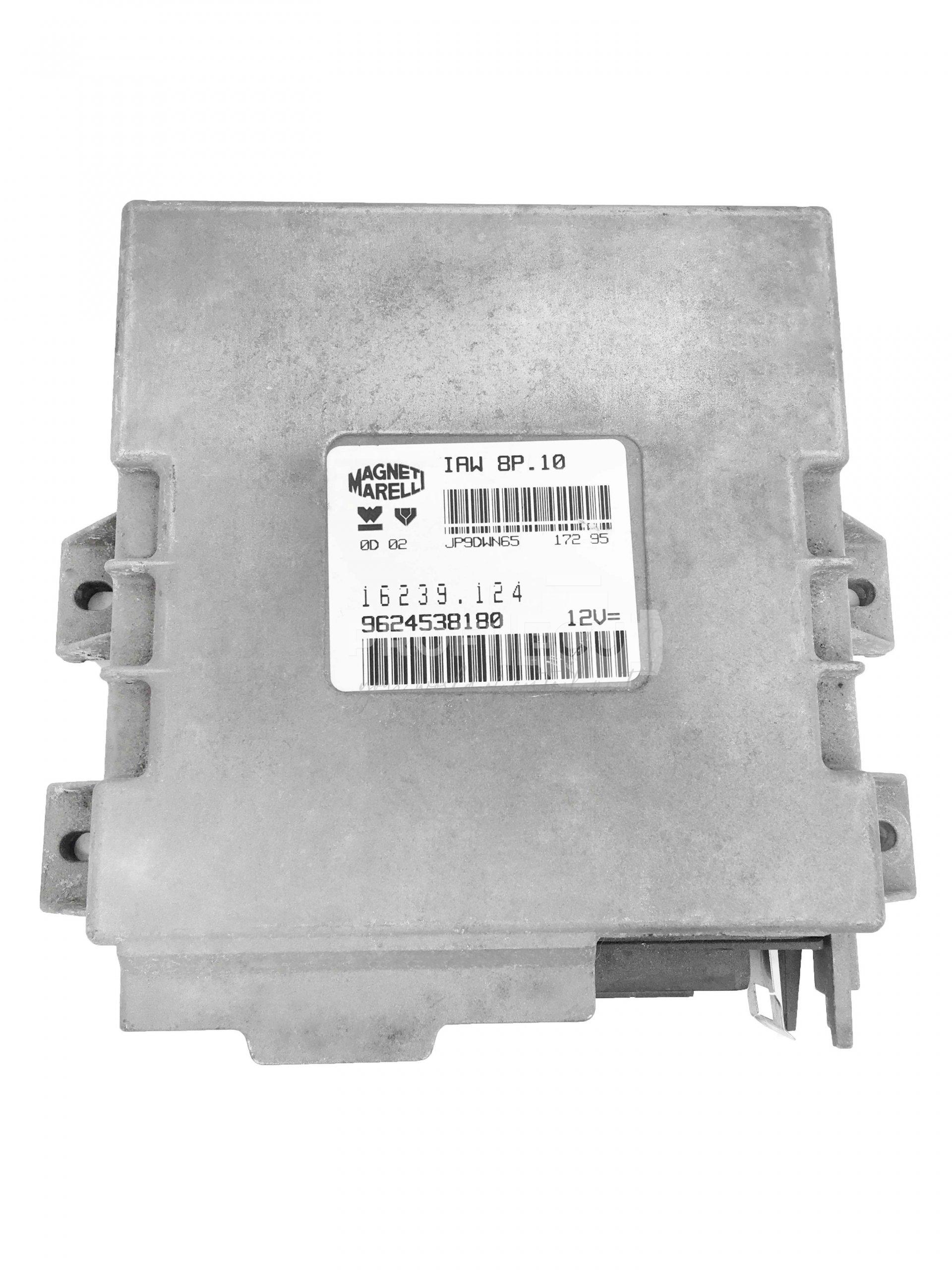 IAW8P10 16239.124 9624538180 ECU Řídící jednotka motoru PEUGEOT IAW8P10 16239.124 9624538180 ECU Řídící jednotka motoru PEUGEOT