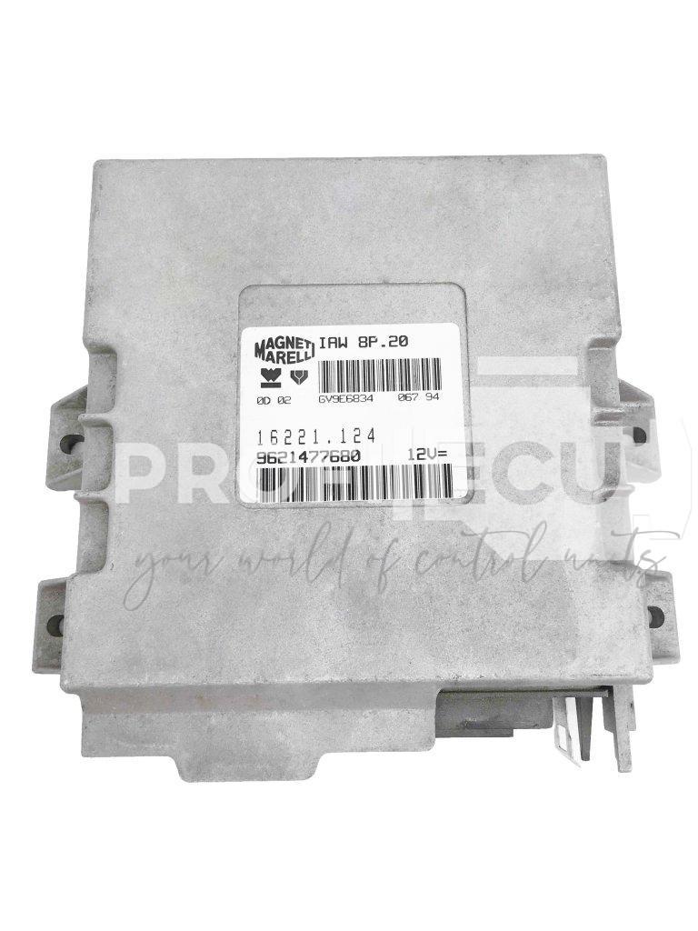 IAW8P20 16221.124 9621477680 ECU Řídící jednotka motoru PEUGEOT 306