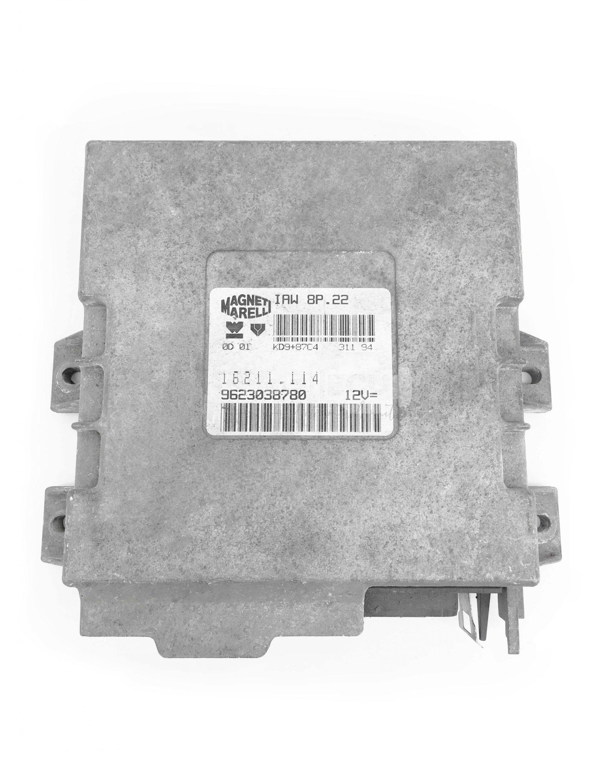 IAW8P22 16211.114 9623038780 ECU Řídící jednotka motoru PEUGEOT