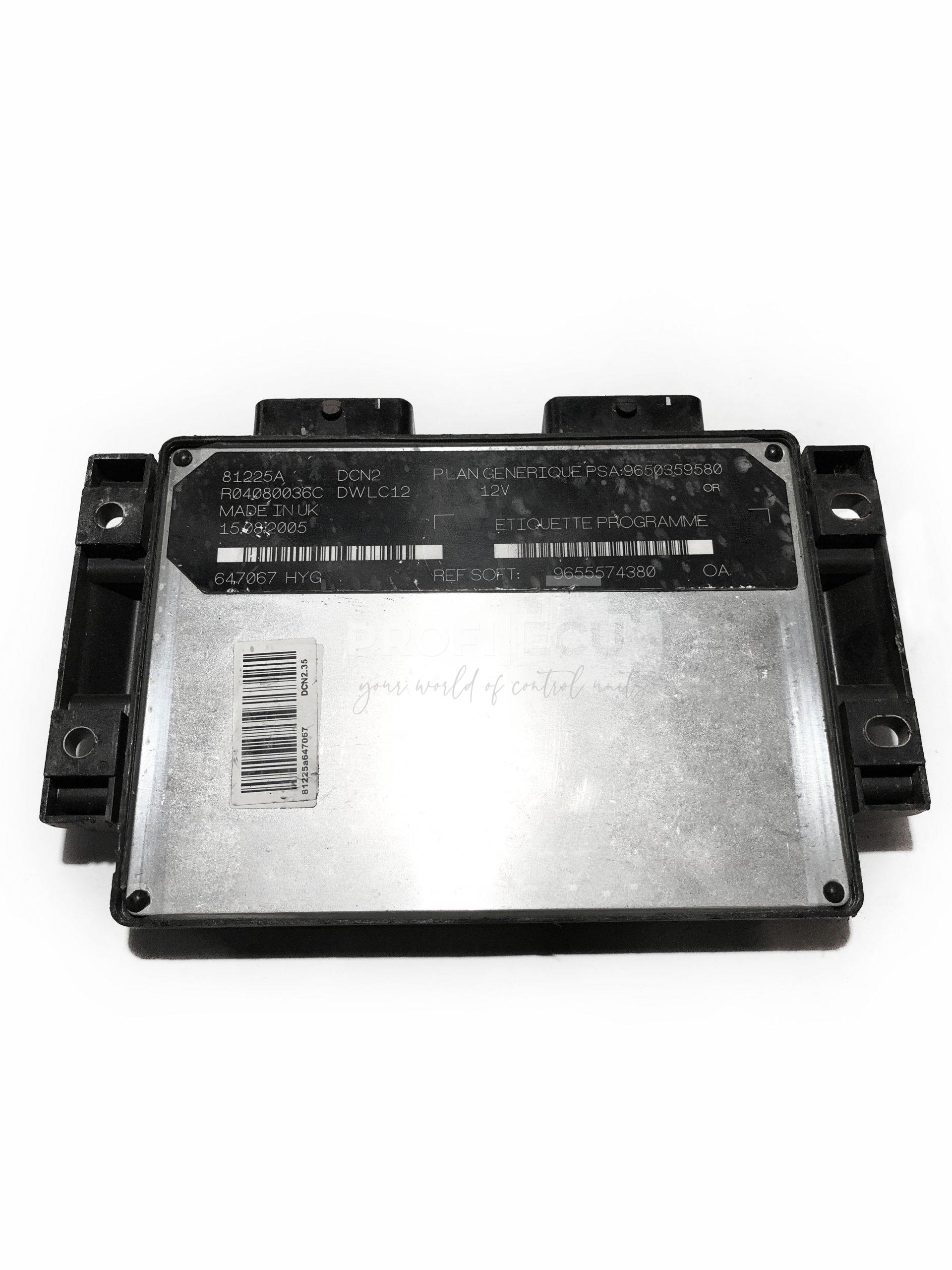 R04080036C 9655574380 ECU Řídící jednotka motoru CITROEN BERLINGO R04080036C 9655574380 ECU Řídící jednotka motoru CITROEN BERLINGO