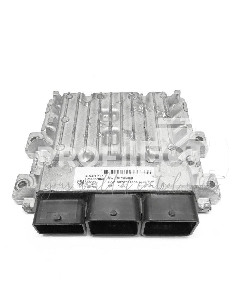 S180129101C 9678935890 9676721380 SID208 ECU Řídící jednotka motoru FIAT DUCATO 2.2 HDI