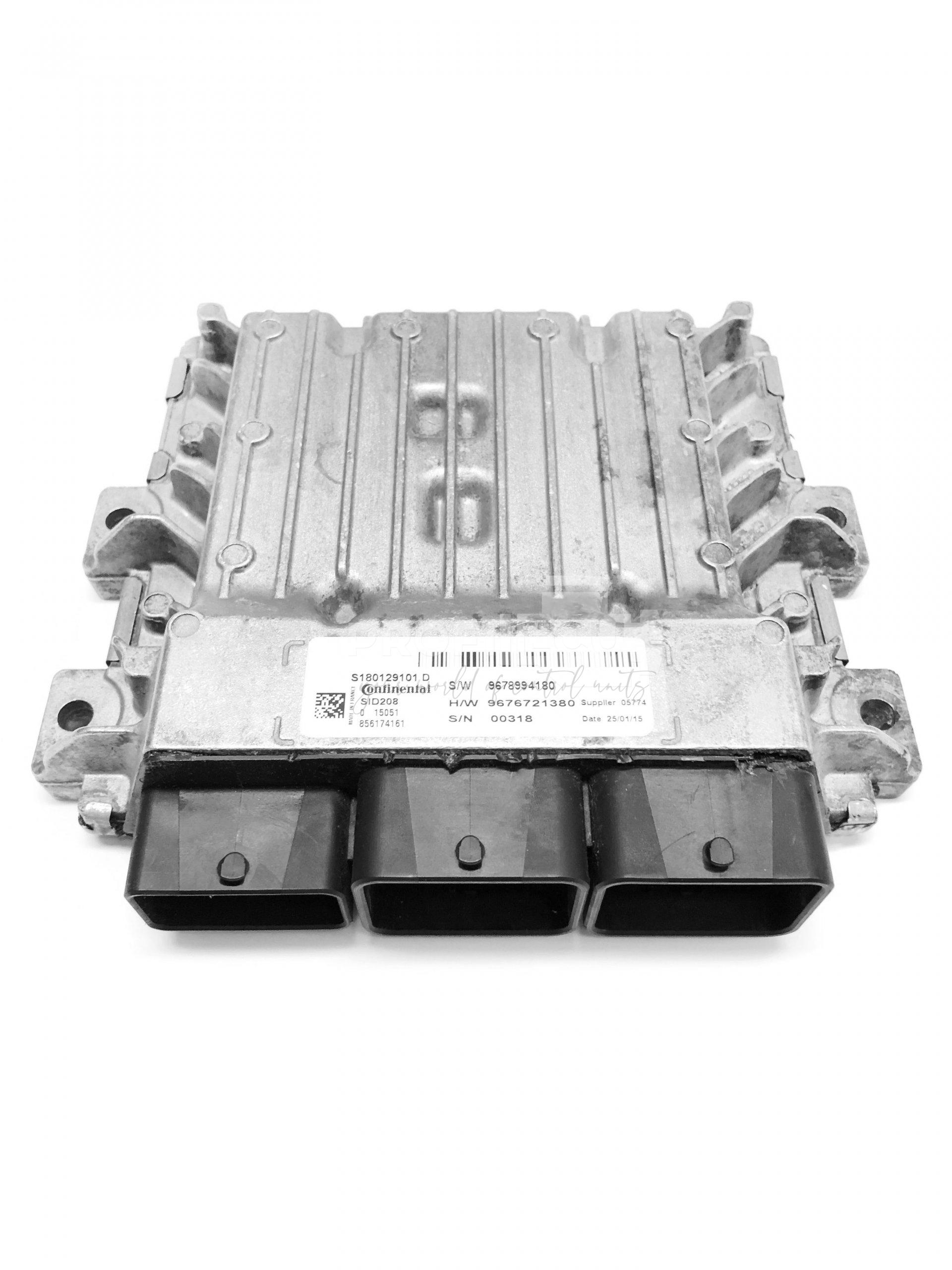 S180129101D 9678994180 9676721380 SID208 ECU Řídící jednotka motoru PEUGEOT BOXER CITROEN JUMPER