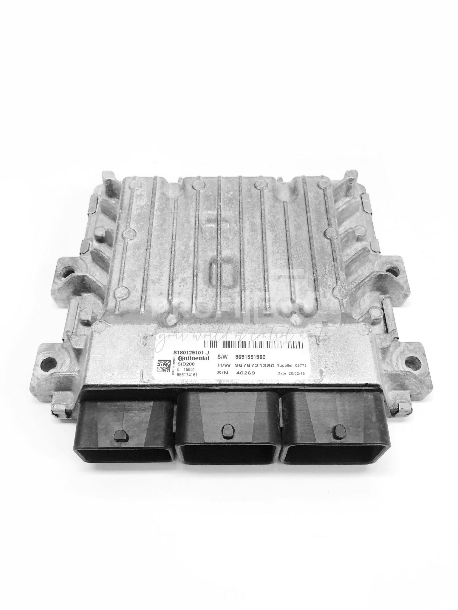 S180129101J 9691551980 9676721380 ECU Řídící jednotka motoru FIAT CITROEN PEUGEOT