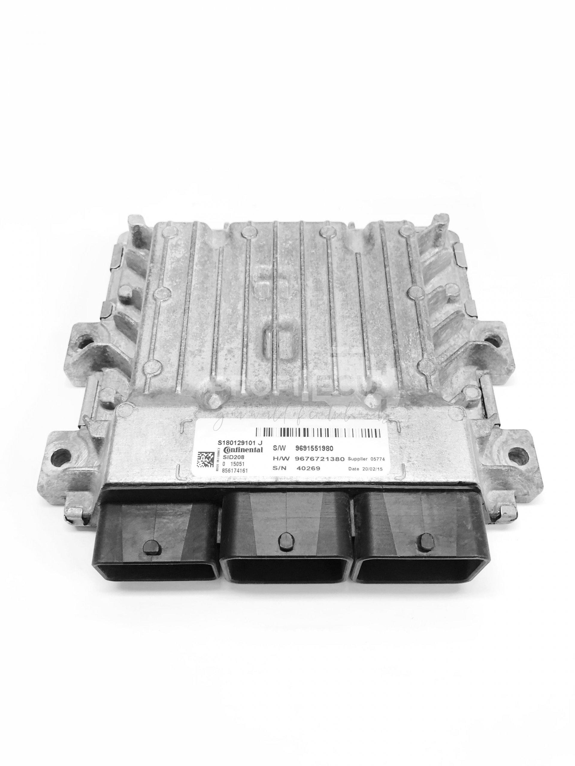 S180129101J 9691551980 9676721380 ECU Řídící jednotka motoru FIAT CITROEN PEUGEOT