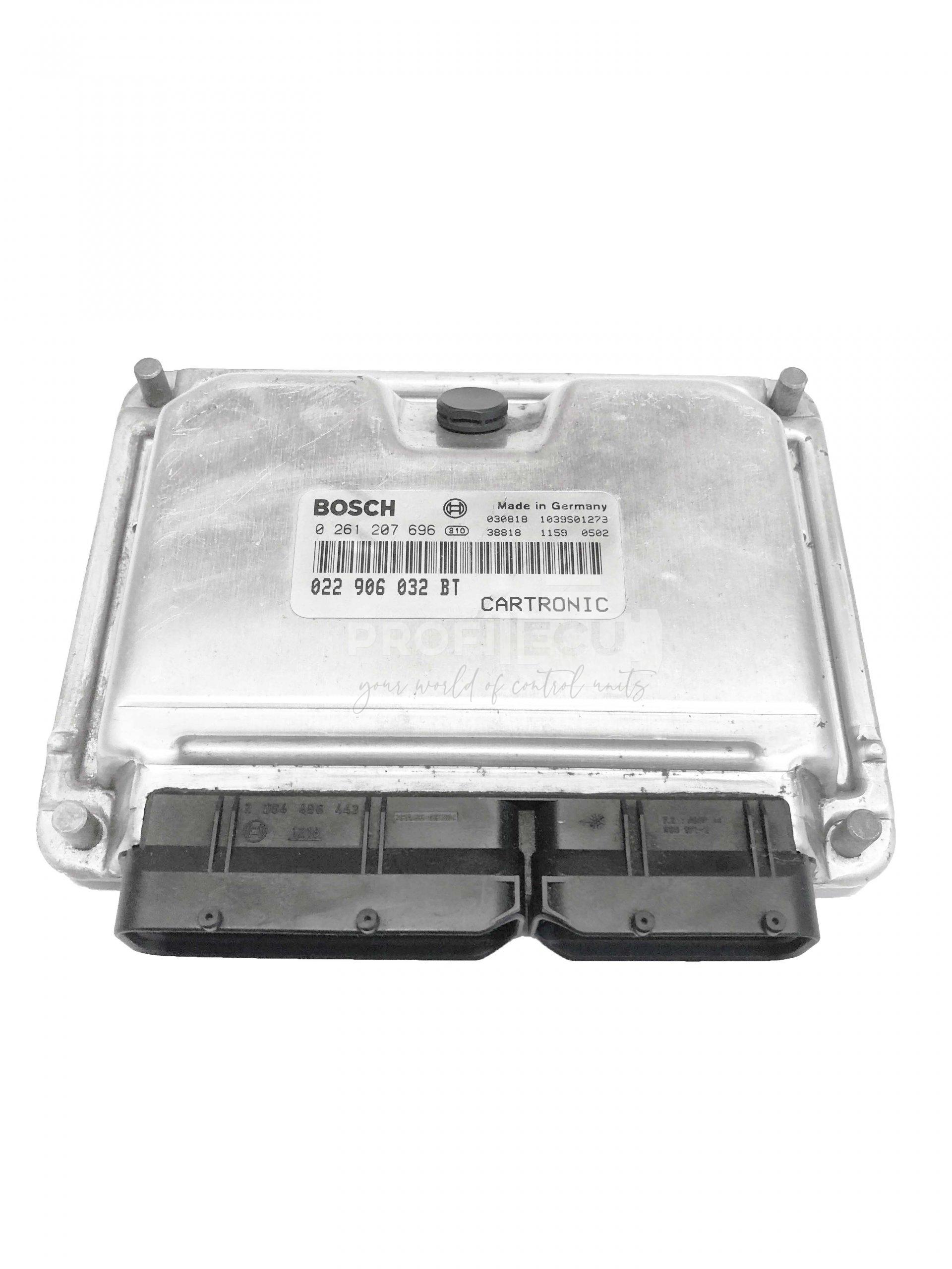 022906032BT 0261207696 022 906 032 BT ECU Řídící jednotka motoru PORSCHE CAYENNE