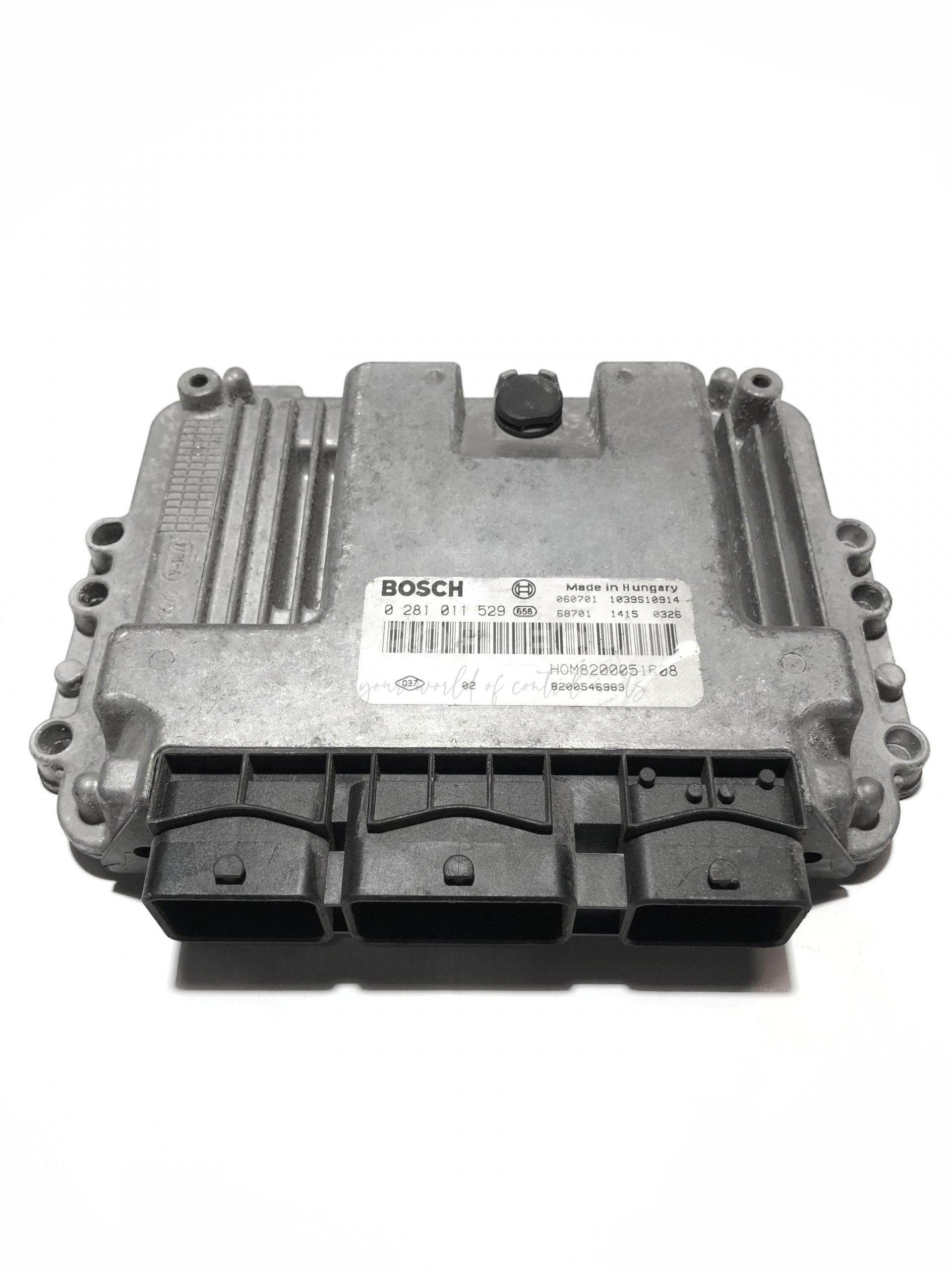 0281011529 0 281 011 529 ECU Řídící jednotka motoru VIVARO TRAFIC 1.9 DCI 0281011529 0 281 011 529 ECU Řídící jednotka motoru VIVARO TRAFIC 1.9 DCI