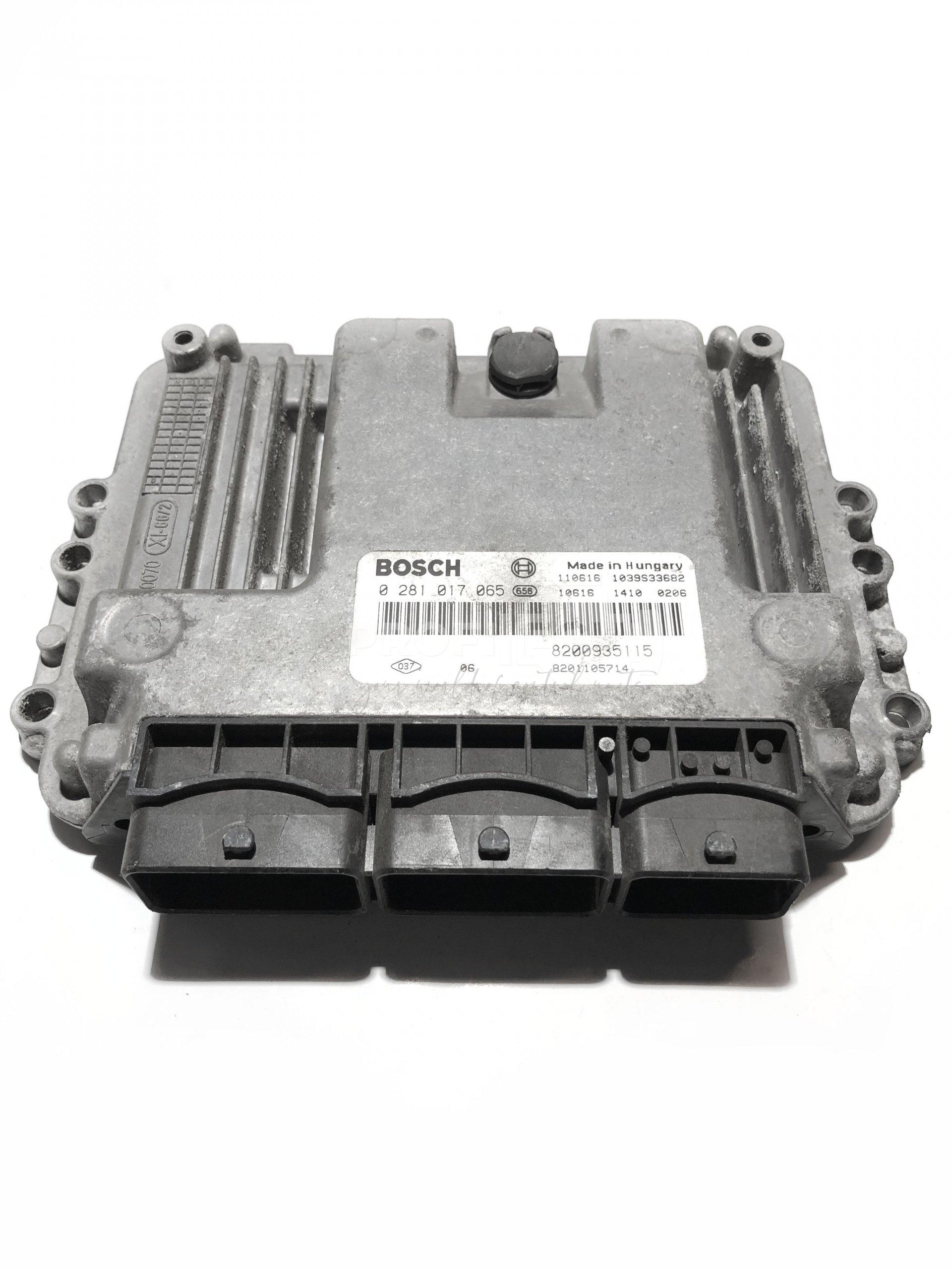 0281017065 8200935115 ECU Řídící jednotka motoru VIVARO TRAFIC 2.0 DCI 0281017065 8200935115 ECU Řídící jednotka motoru VIVARO TRAFIC 2.0 DCI