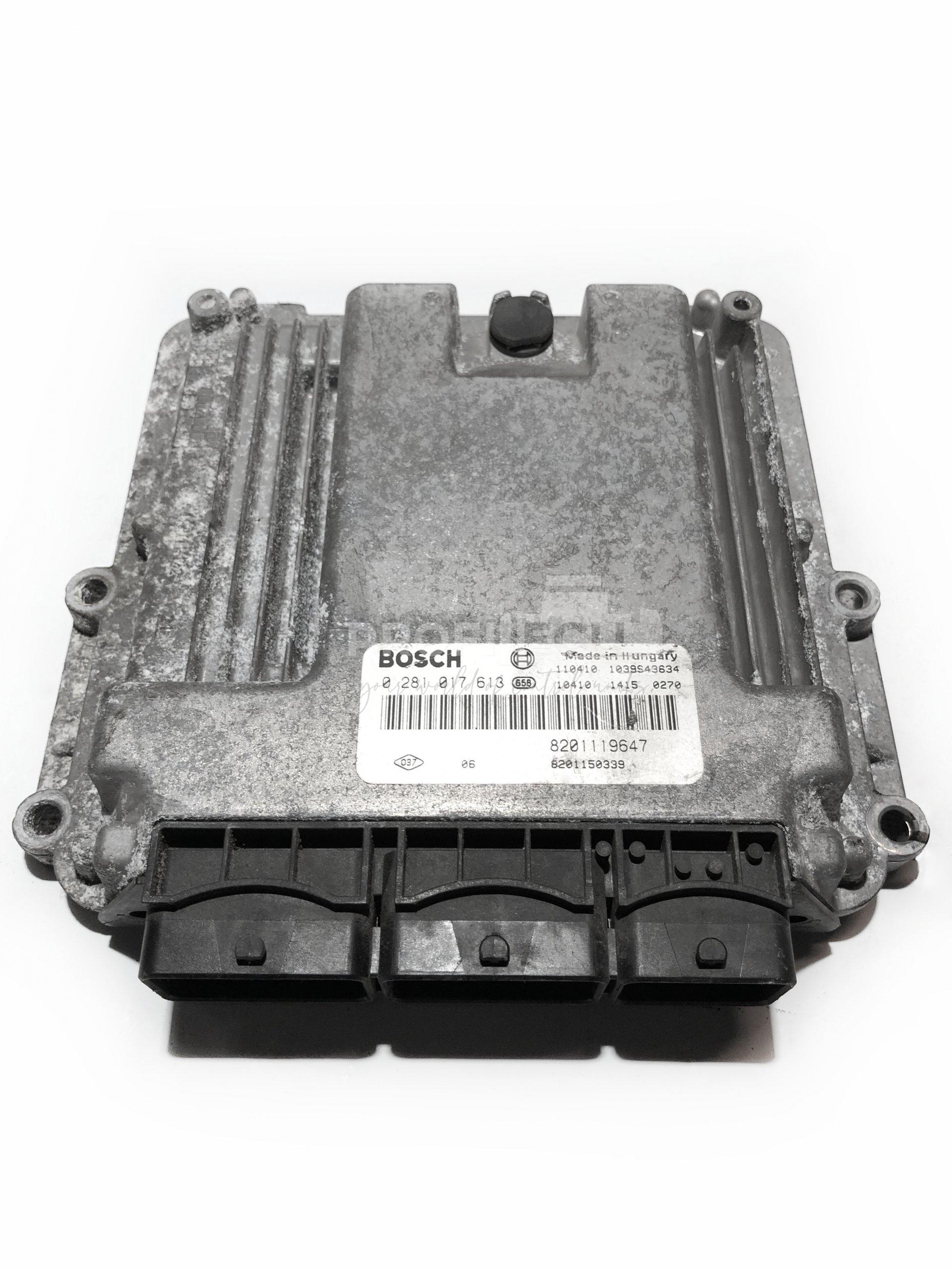 0281017613 0 281 017 613 8201119647 ECU Řídící jednotka motoru RENAULT LAGUNA 2.0