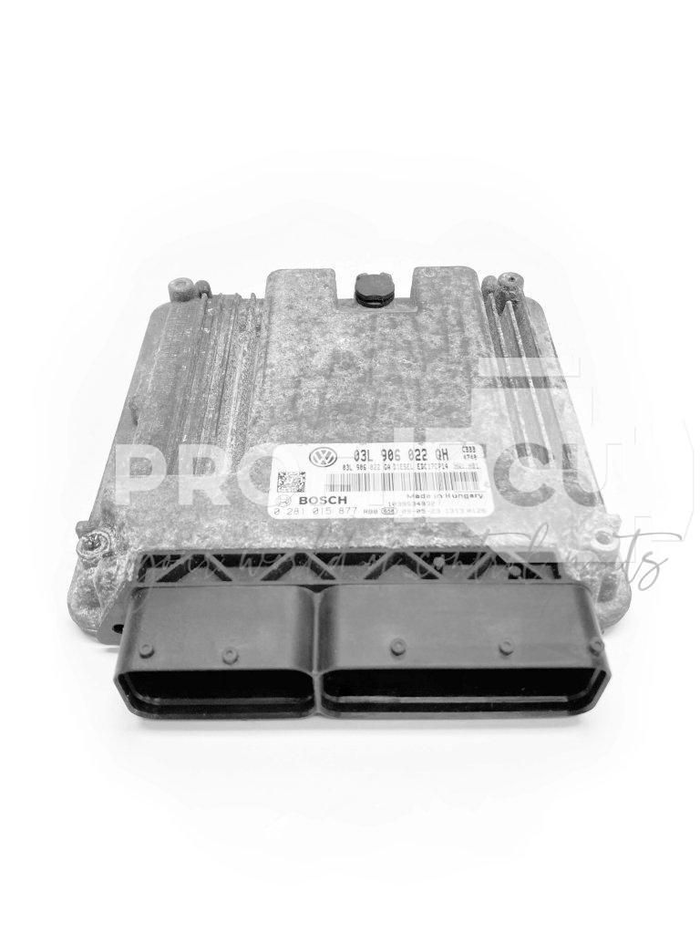 03L906022QH 03L 906 022 QH 0281015877 ECU Řídící jednotka motoru VW ŠKODA
