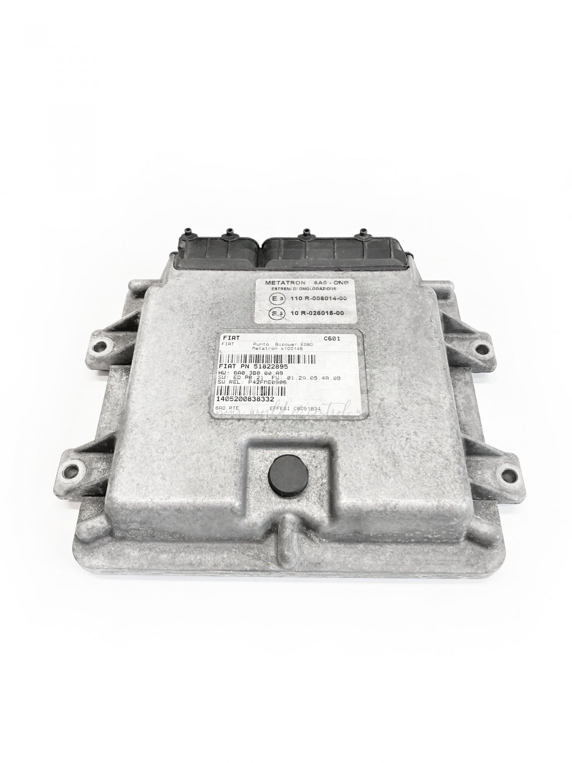 51822895 6A0.3B0.00.A9 01.2A.05.4A.09 ECU Řídící jednotka motoru FIAT PUNTO