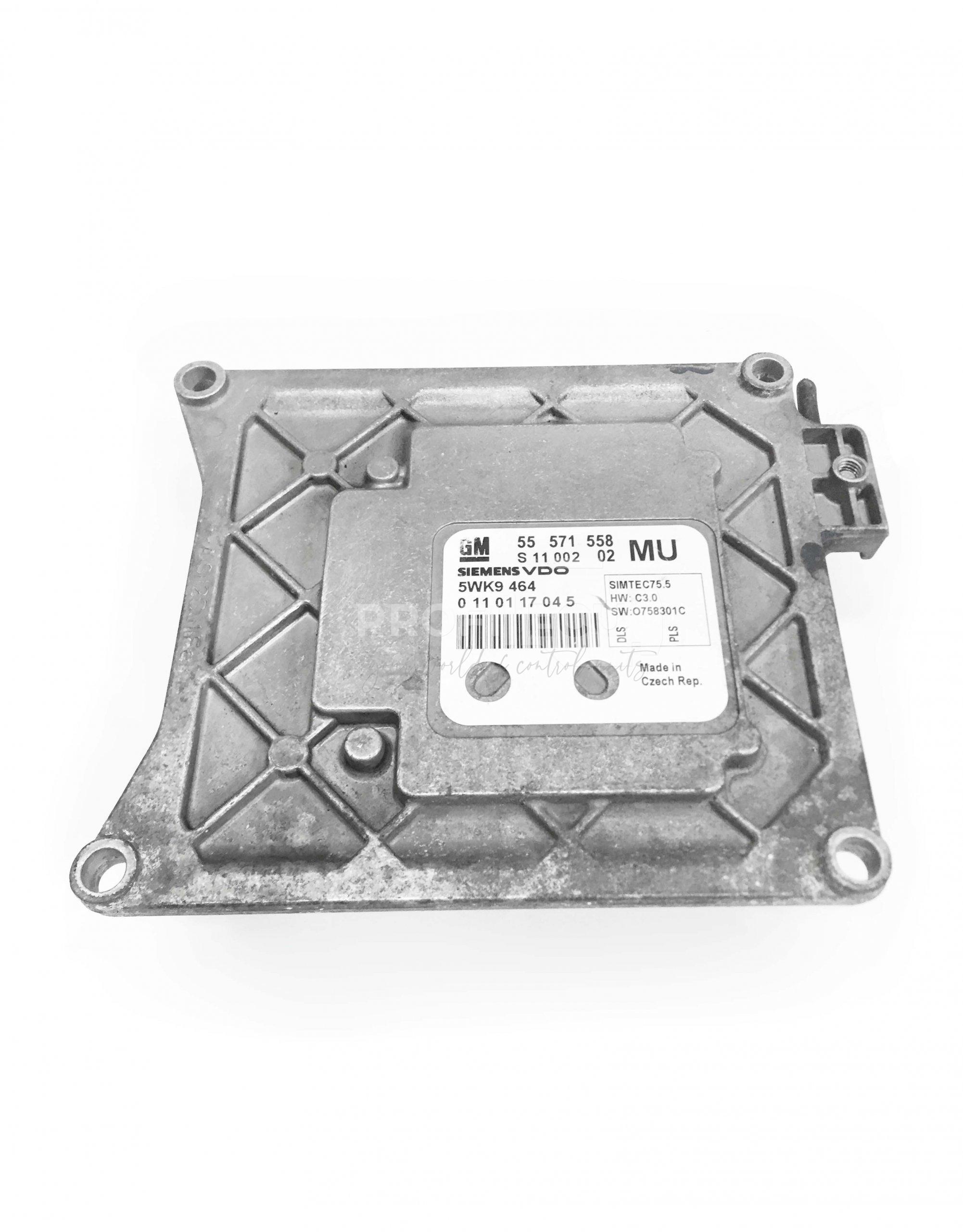 55 571 558 MU 55571558 MU 5WK9464 ECU Řídící jednotka motoru OPEL 1.6