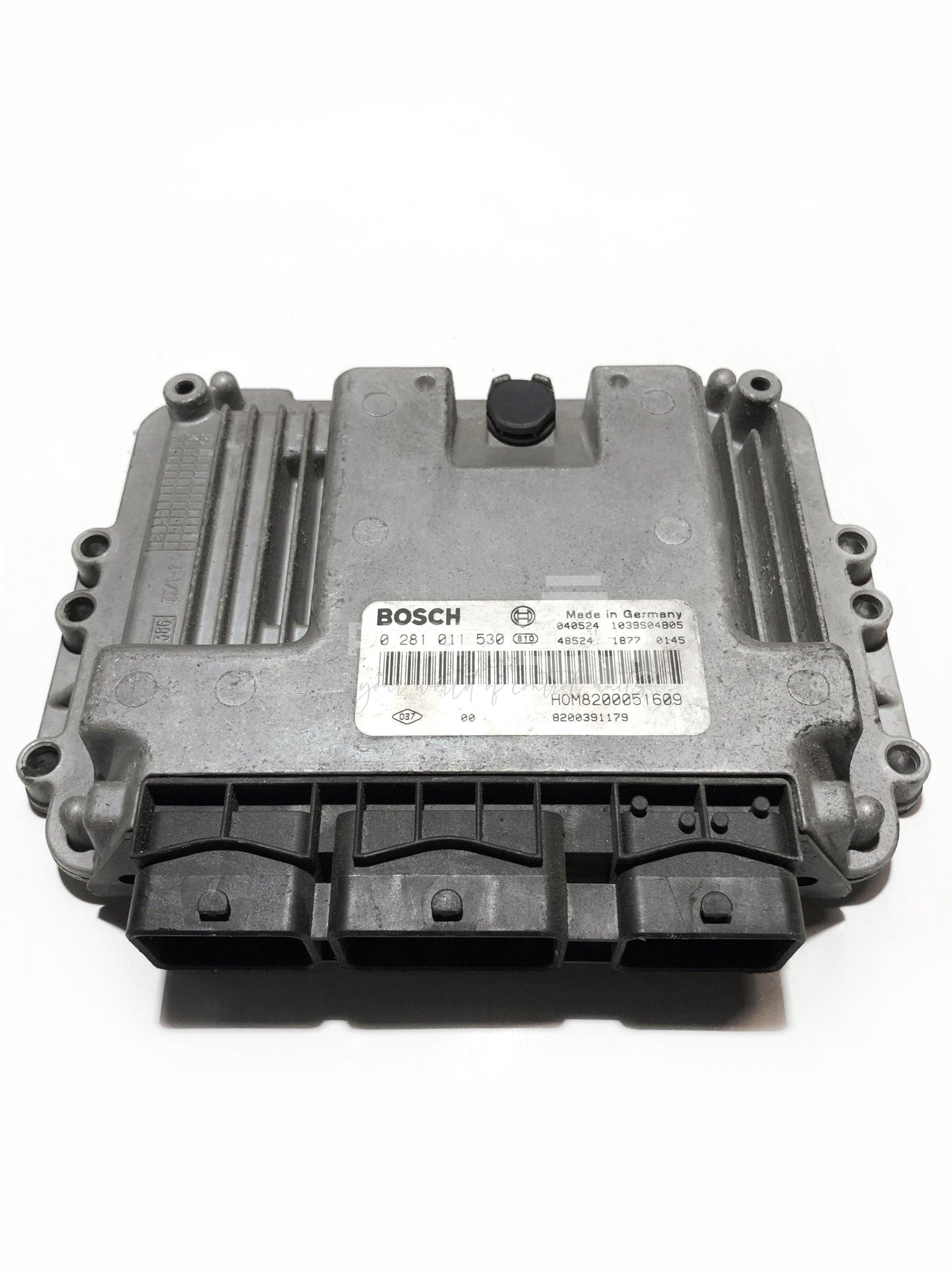 0281011530 8200051609 ECU Řídící jednotka motoru TRAFIC VIVARO 1.9 DCI 0281011530 8200051609 ECU Řídící jednotka motoru TRAFIC VIVARO 1.9 DCI
