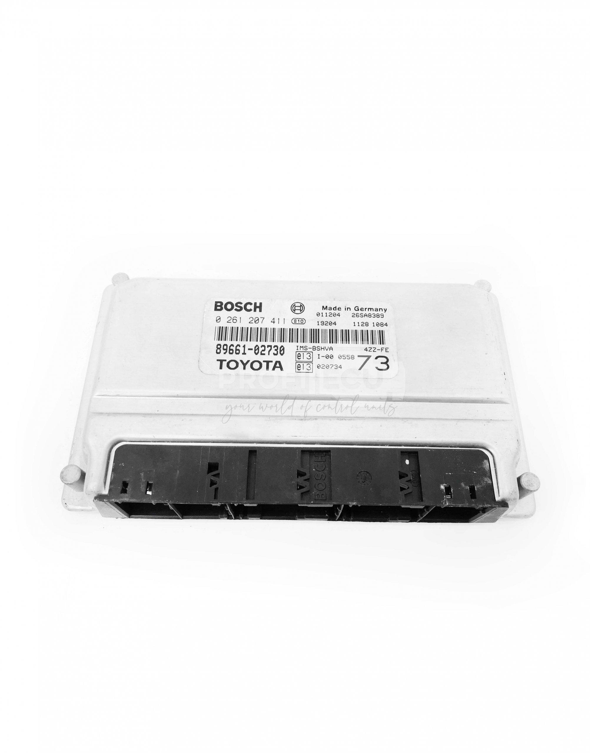 89661-02730 0261207411 ECU Řídící jednotka motoru TOYOTA COROLLA 89661-02730 0261207411 ECU Řídící jednotka motoru TOYOTA COROLLA