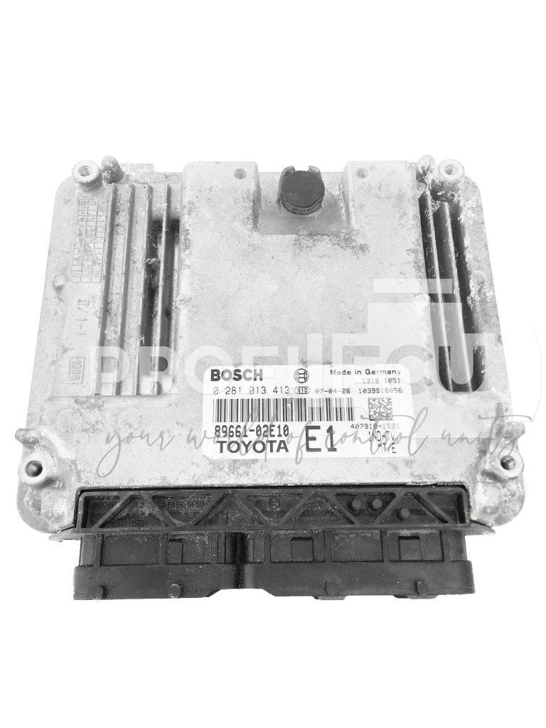 89661-02E10 0281013413 ECU Řídící jednotka motoru TOYOTA AURIS 1.4