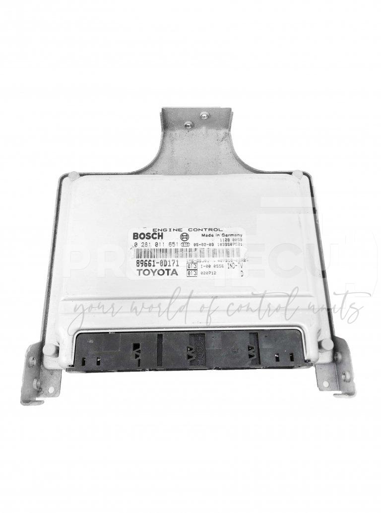 89661-0D171 0281011651 ECU Řídící jednotka motoru TOYOTA YARIS 1.4