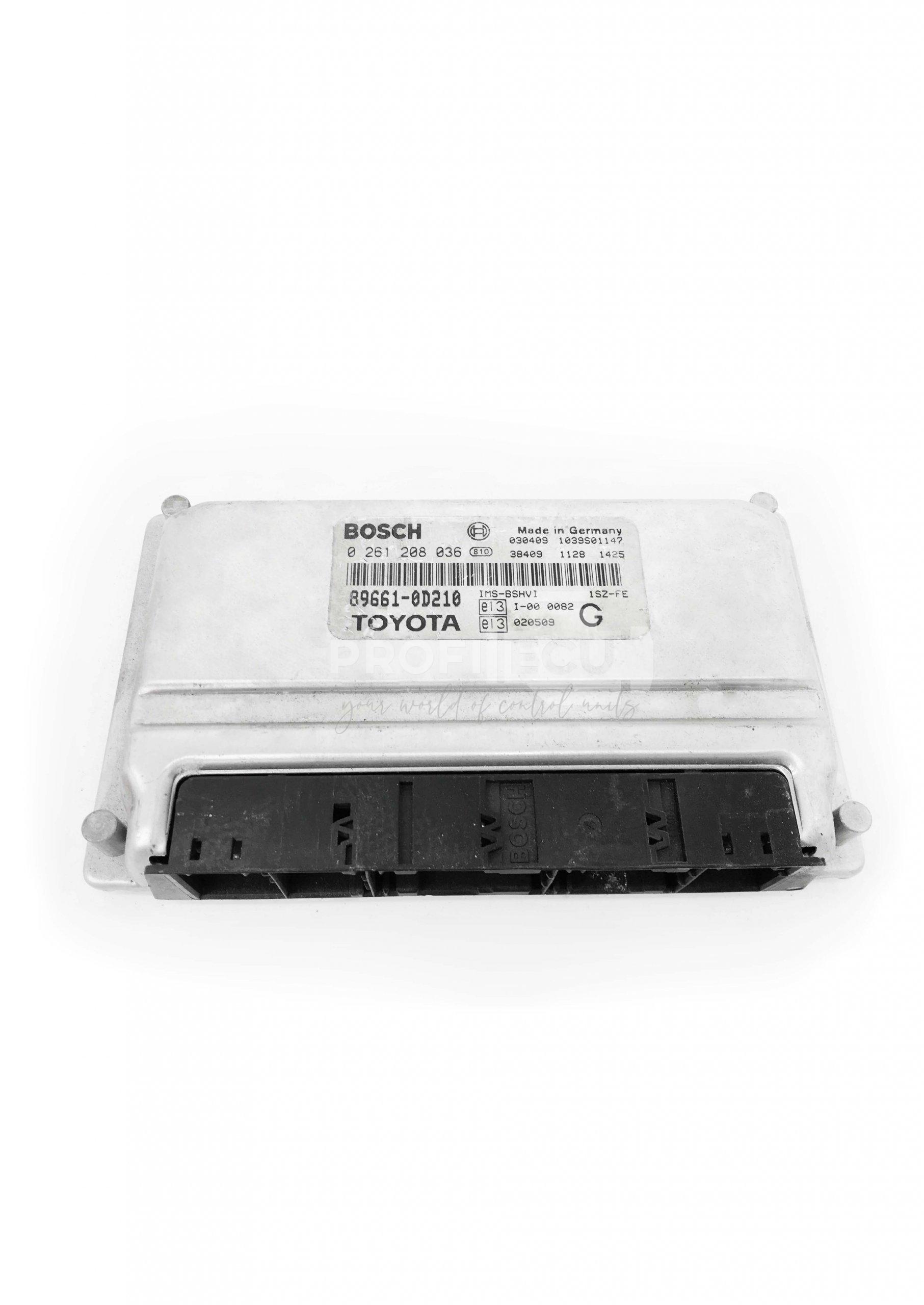 89661-0D210 0261208036 ECU Řídící jednotka motoru TOYOTA YARIS