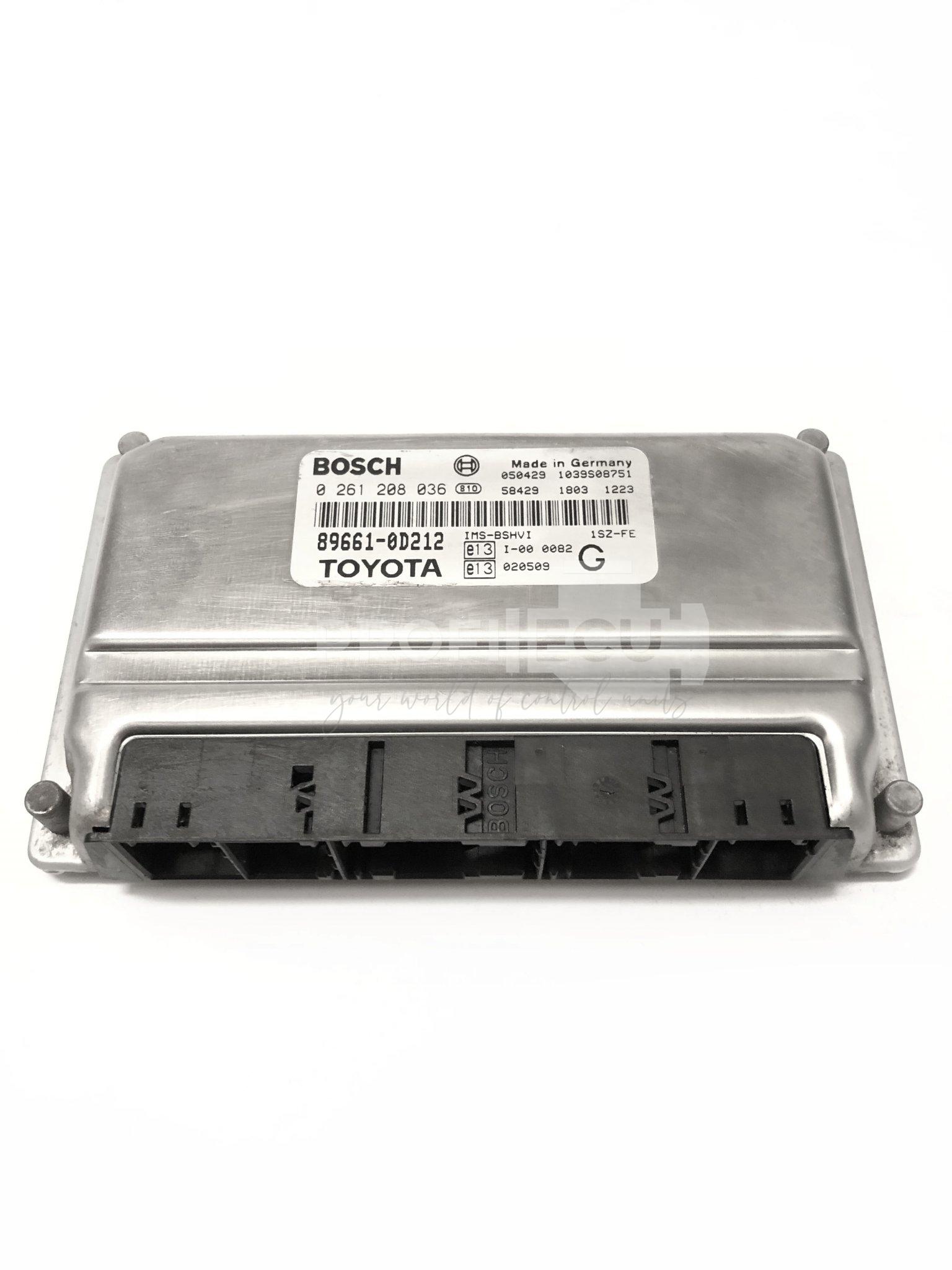 89661-0D212 0 261 208 036 ECU Řídící jednotka motoru TOYOTA