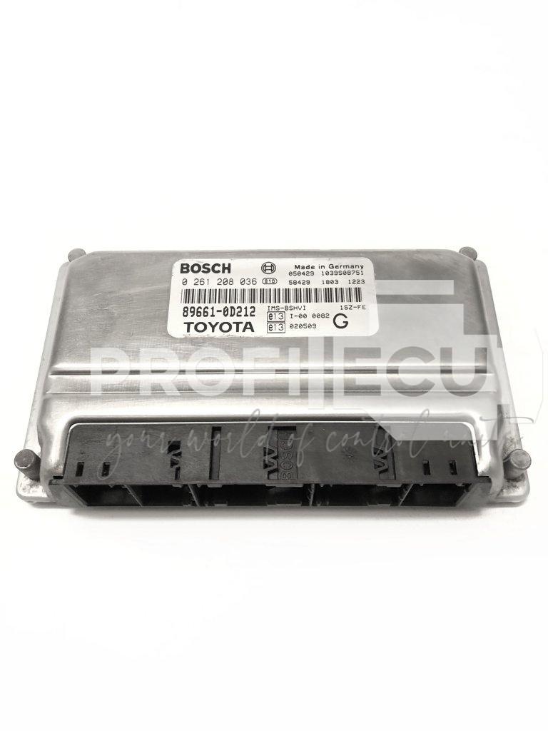 89661-0D212 0 261 208 036 ECU Řídící jednotka motoru TOYOTA