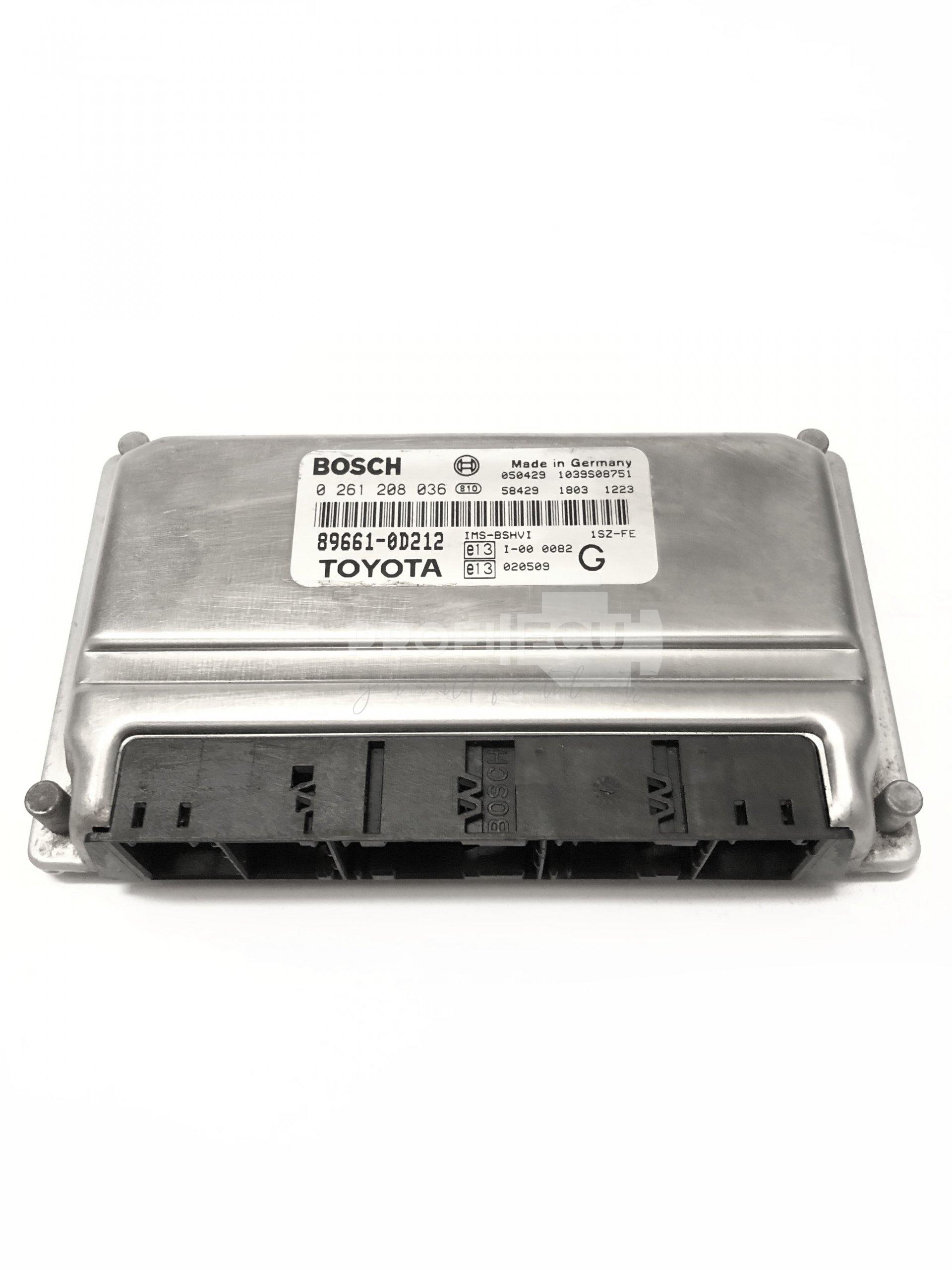 89661-0D212 0 261 208 036 ECU Řídící jednotka motoru TOYOTA