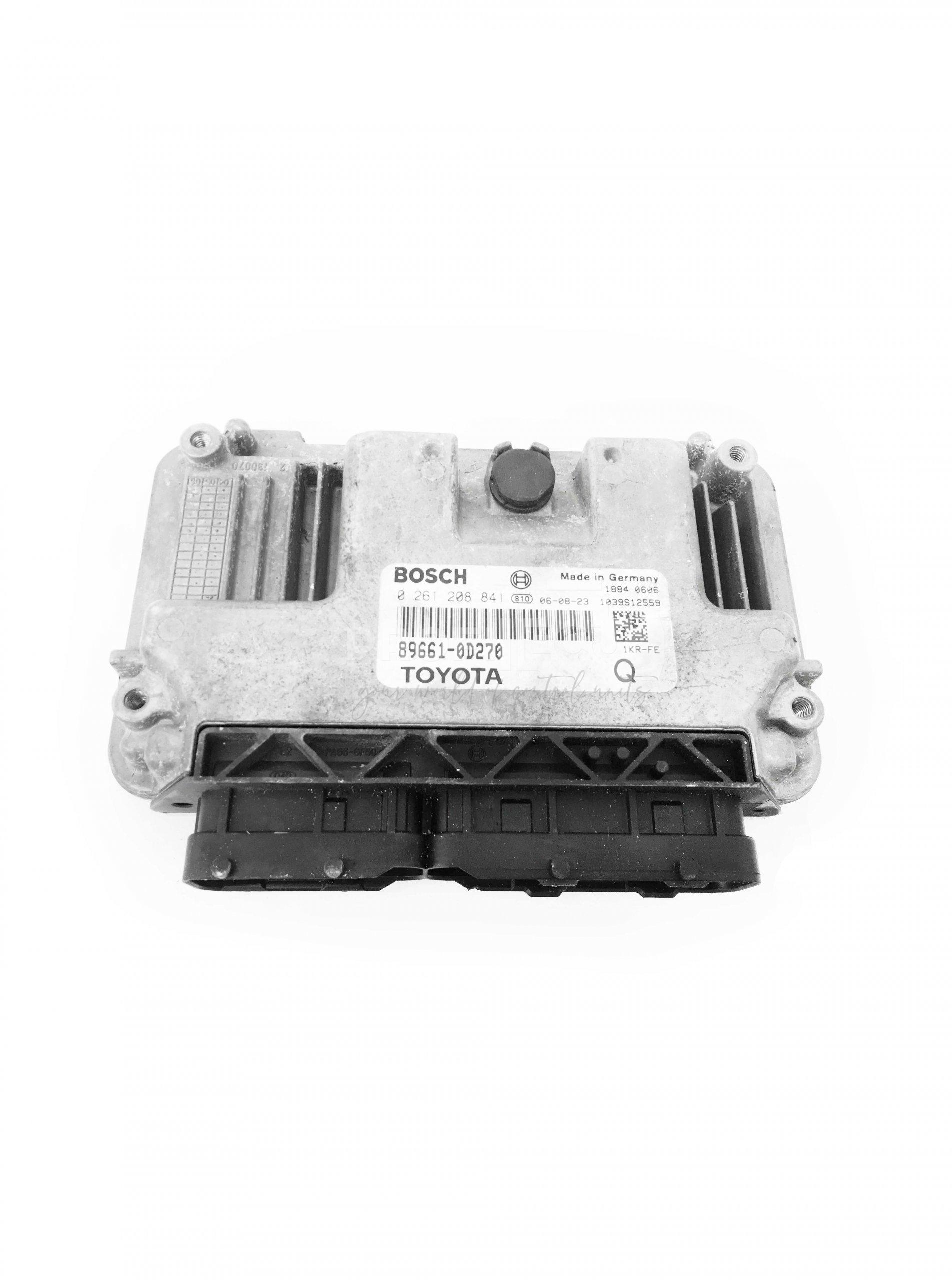 89661-0D270 0261208841 ECU Řídící jednotka motoru TOYOTA YARIS 1.0