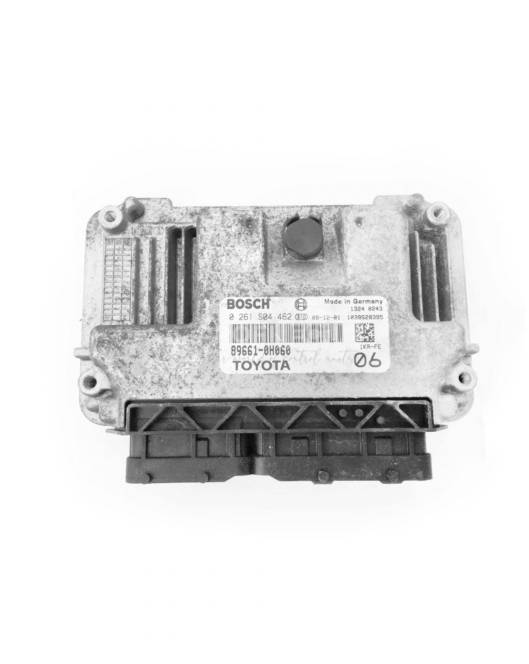 89661-0H060 0261S04462 ECU Řídící jednotka motoru TOYOTA AYGO YARIS 89661-0H060 0261S04462 ECU Řídící jednotka motoru TOYOTA AYGO YARIS