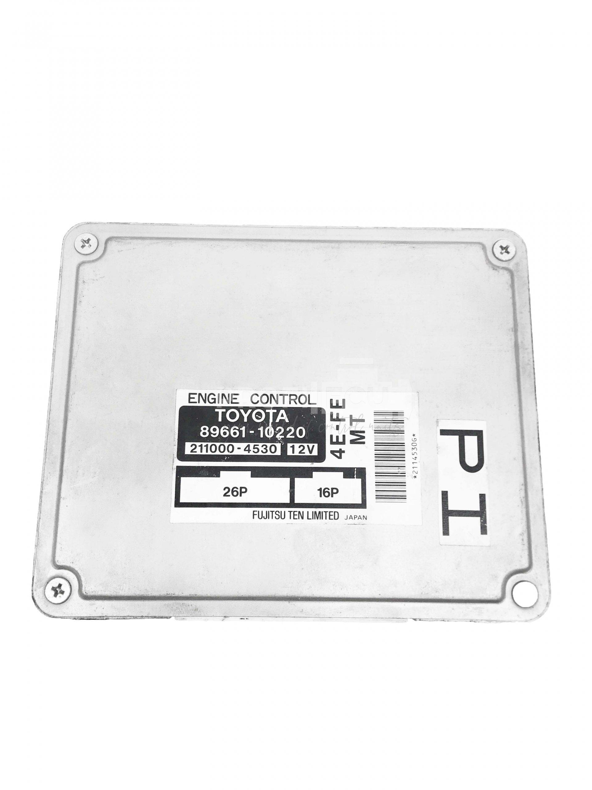 89661-10220 8966110220 ECU Řídící jednotka motoru TOYOTA STARLET 1.3 89661-10220 8966110220 ECU Řídící jednotka motoru TOYOTA STARLET 1.3