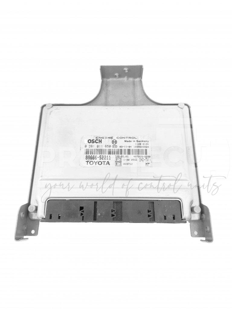 89666-52211 0281011650 ECU Řídící jednotka motoru TOYOTA VERSO