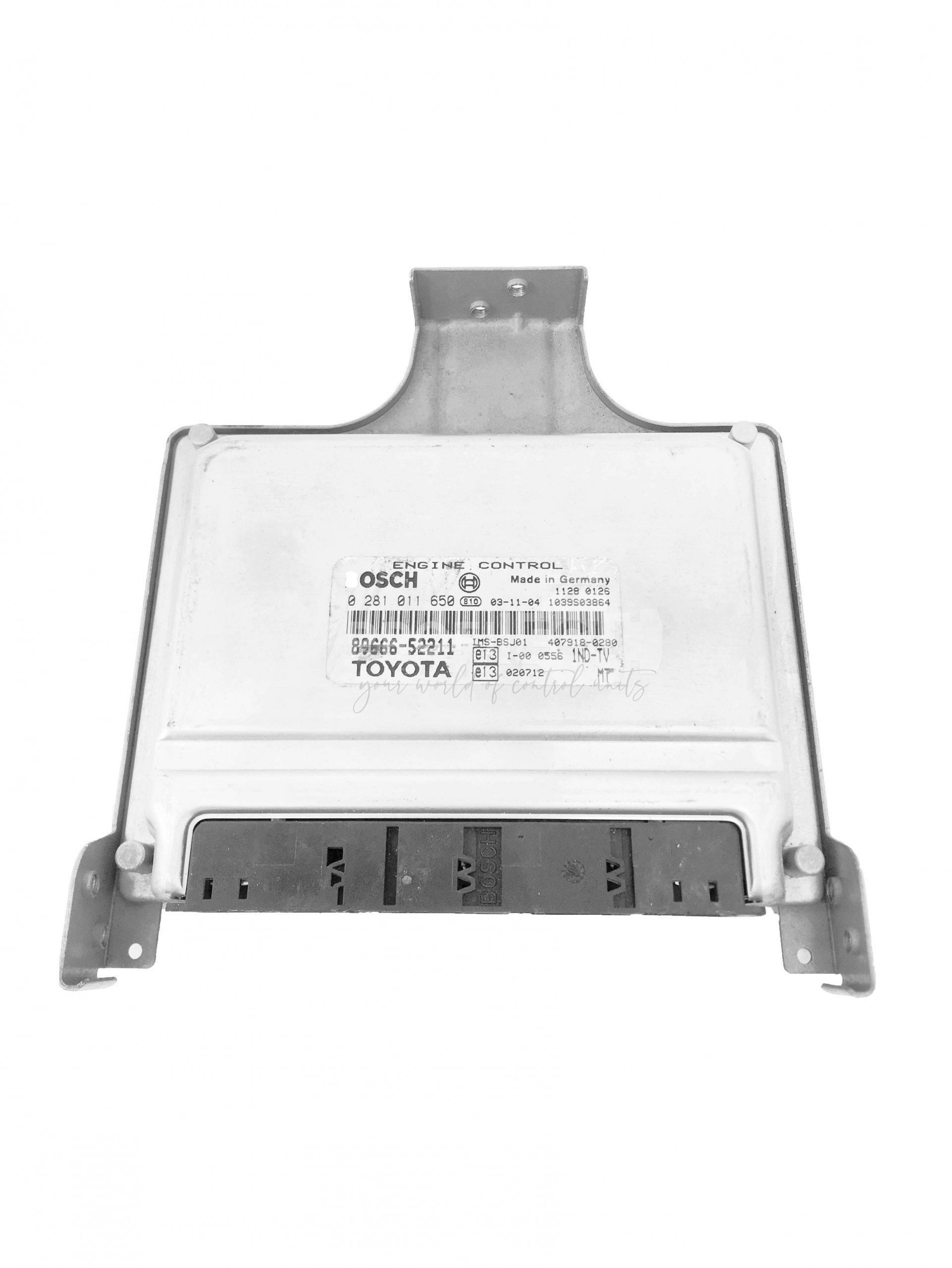 89666-52211 0281011650 ECU Řídící jednotka motoru TOYOTA VERSO 89666-52211 0281011650 ECU Řídící jednotka motoru TOYOTA VERSO