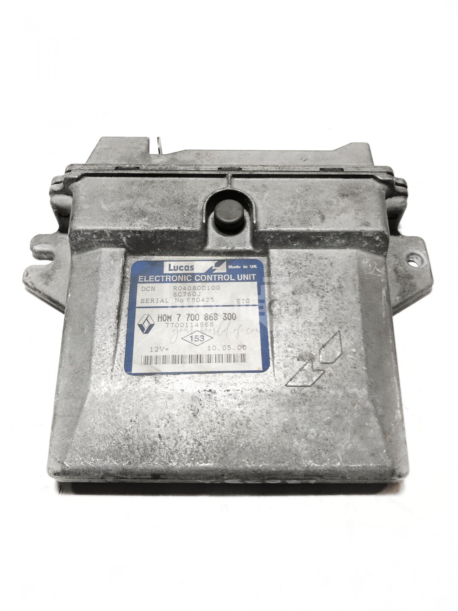 HOM 7700868300 R04080010G ECU Řídící jednotka motoru RENAULT