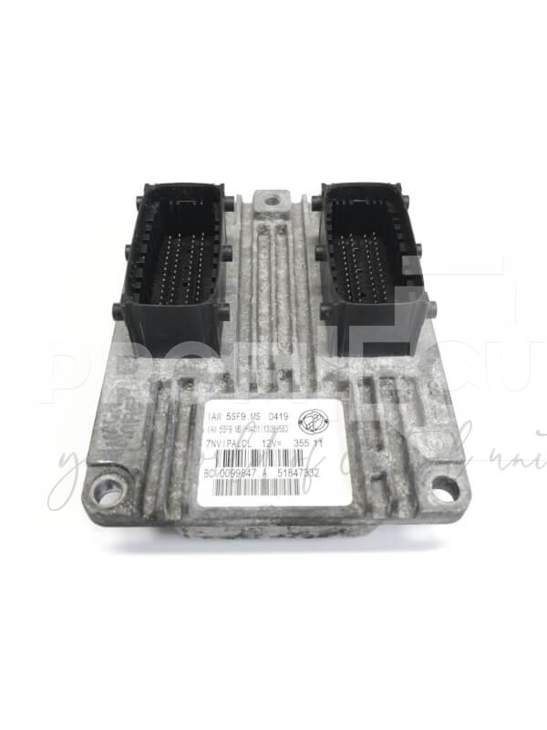IAW 5SF9.MS 51847332 IAW5SF9MS ECU Řídící jednotka motoru FIAT 500