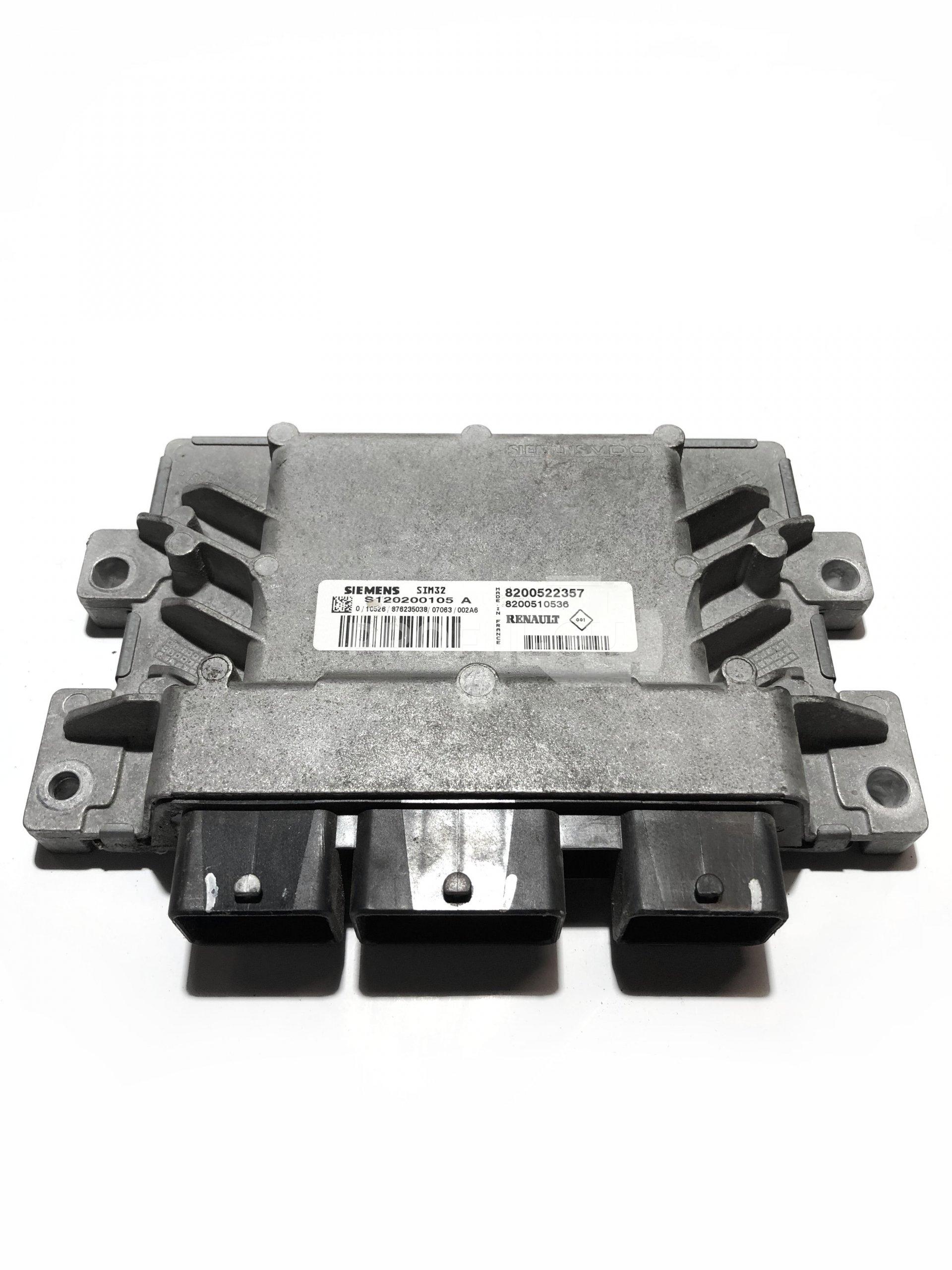 S120200105 A 8200522357 8200510536 ECU Řídící jednotka motoru RENAULT CLIO 1.2 S120200105 A 8200522357 8200510536 ECU Řídící jednotka motoru RENAULT CLIO 1.2
