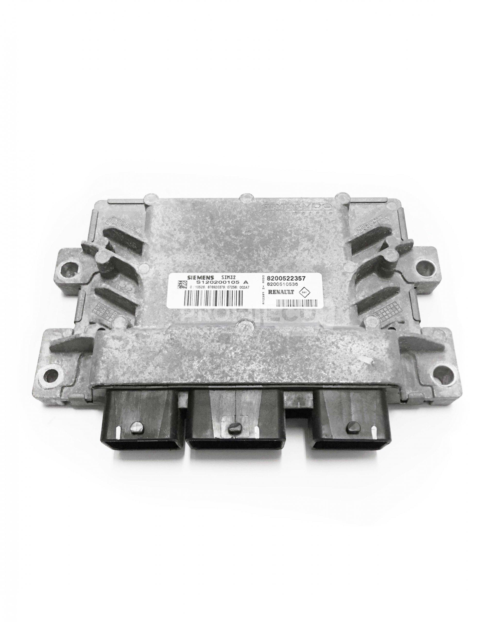 S120200105 A 8200522357 ECU Řídící jednotka motoru RENAULT CLIO 1.2 S120200105 A 8200522357 ECU Řídící jednotka motoru RENAULT CLIO 1.2